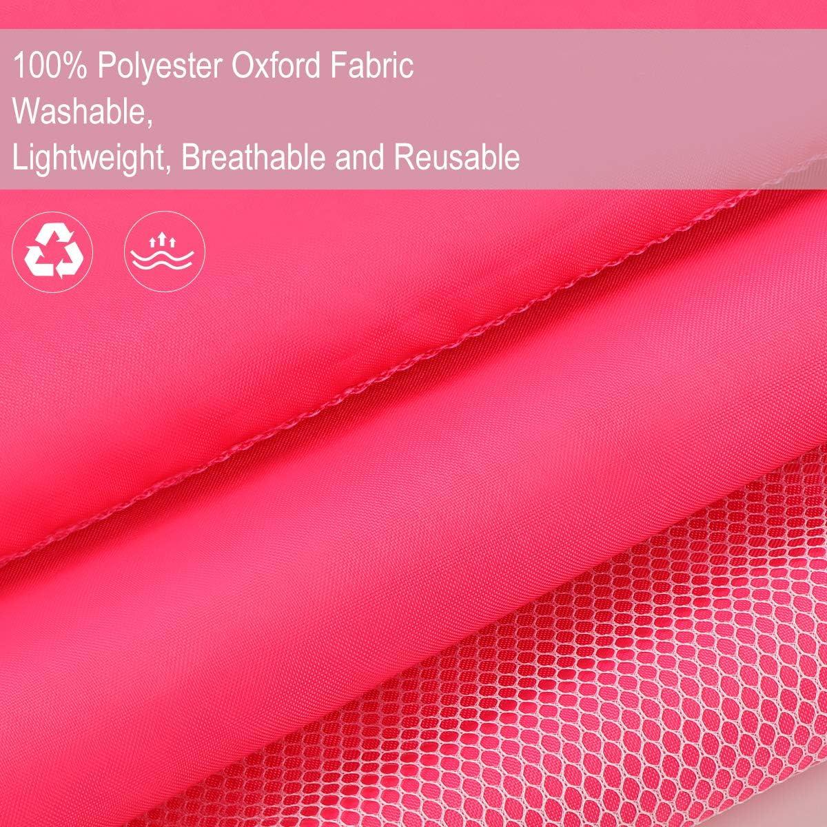 Bolsas de Ropa MASKEYON 129x58 cm con Cremallera - 2 Piezas Rosa