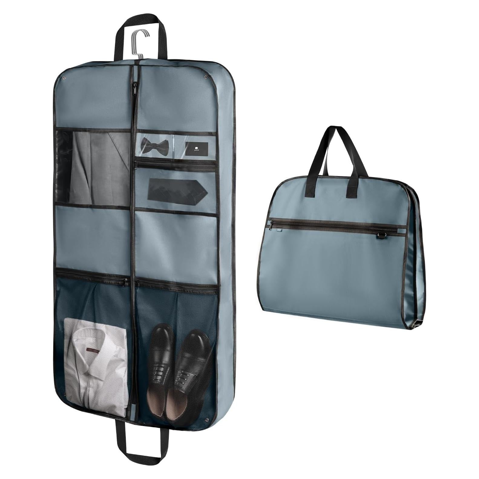 Bolsa de Traje Colgante Pack All 43" Gris Alta Resistencia