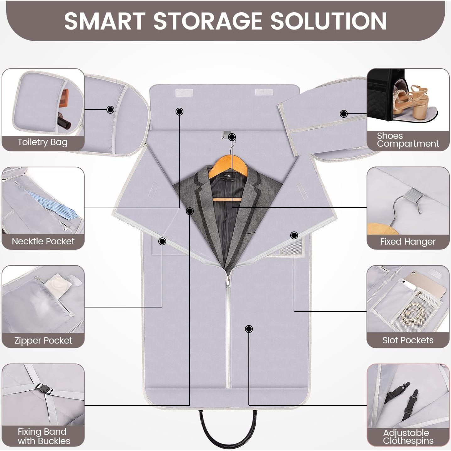 Bolsa de viaje tipo duffle Berrtybag negra 2 en 1 impermeable