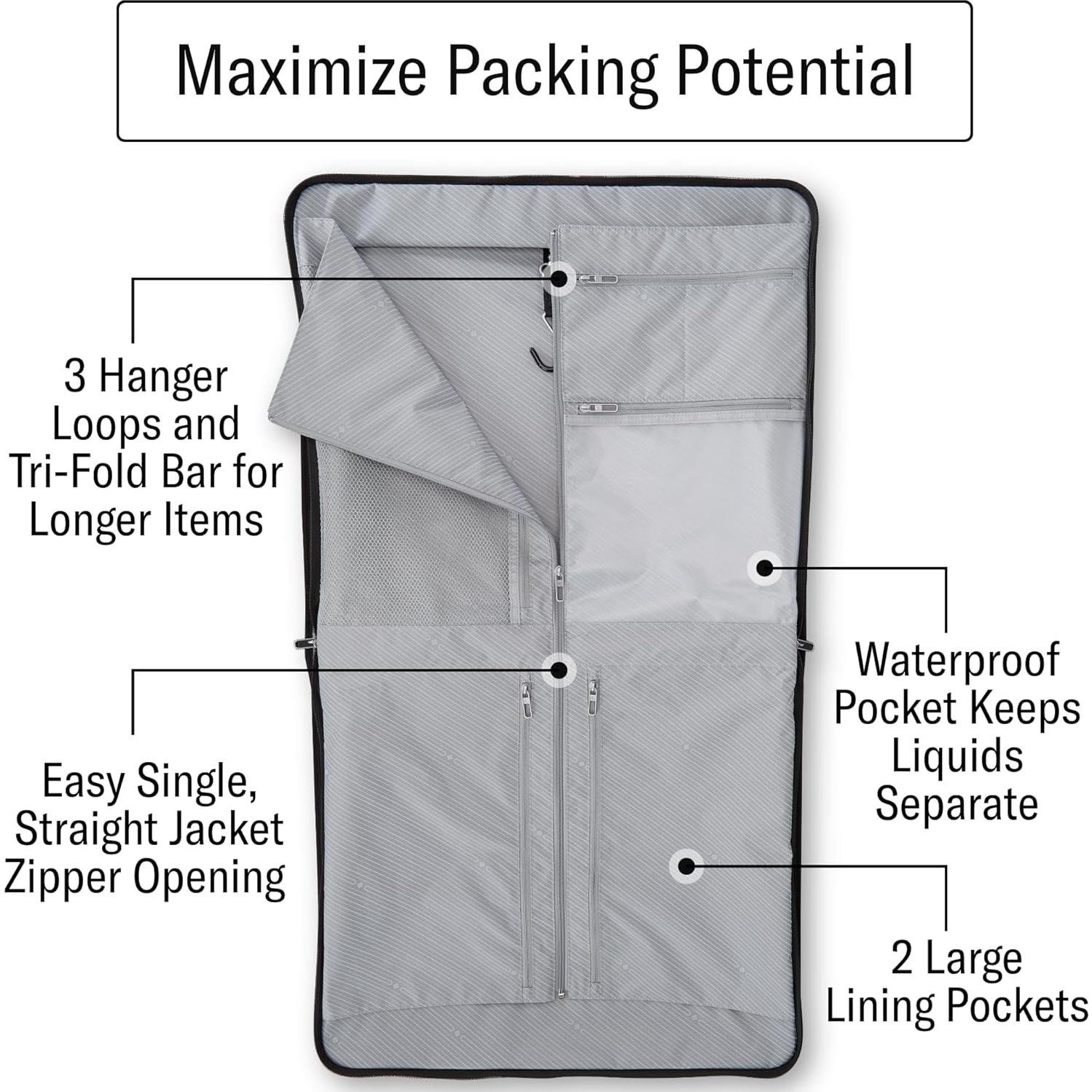 Bolsa de Ropa Samsonite UpLIFT 57.9 cm Negra - Ecológica