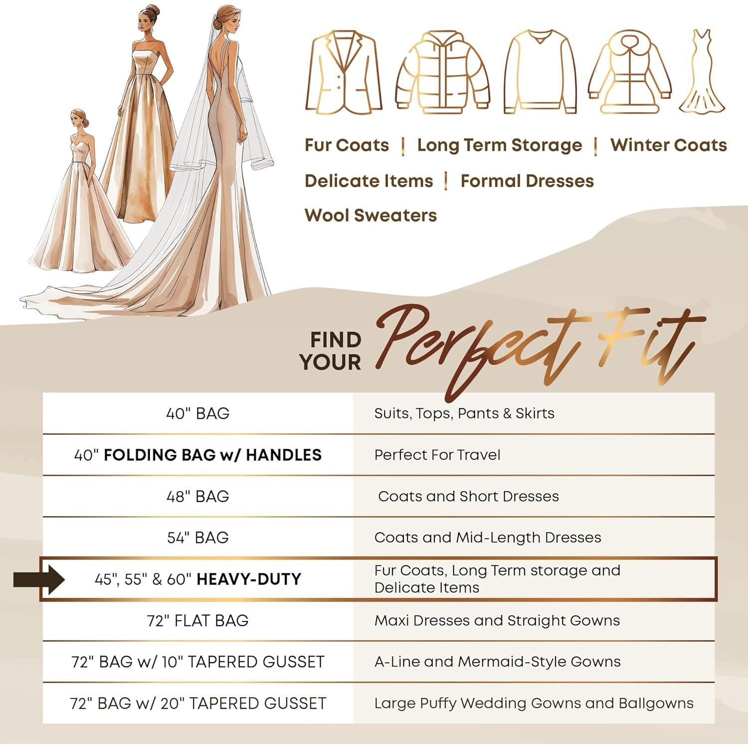 Bolsa de Ropa de Viaje Tus Bolsas 61x114cm Alta Resistencia