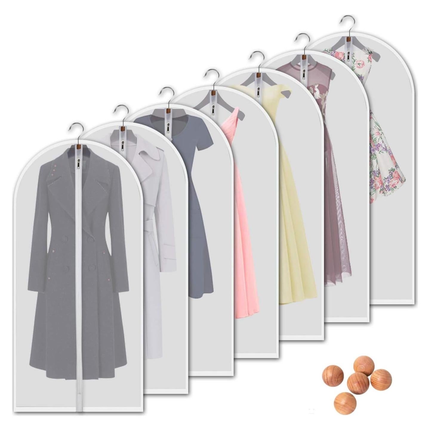 Juego de 7 Bolsas de Ropa VOSIGREEN 61x152 cm Transpirable