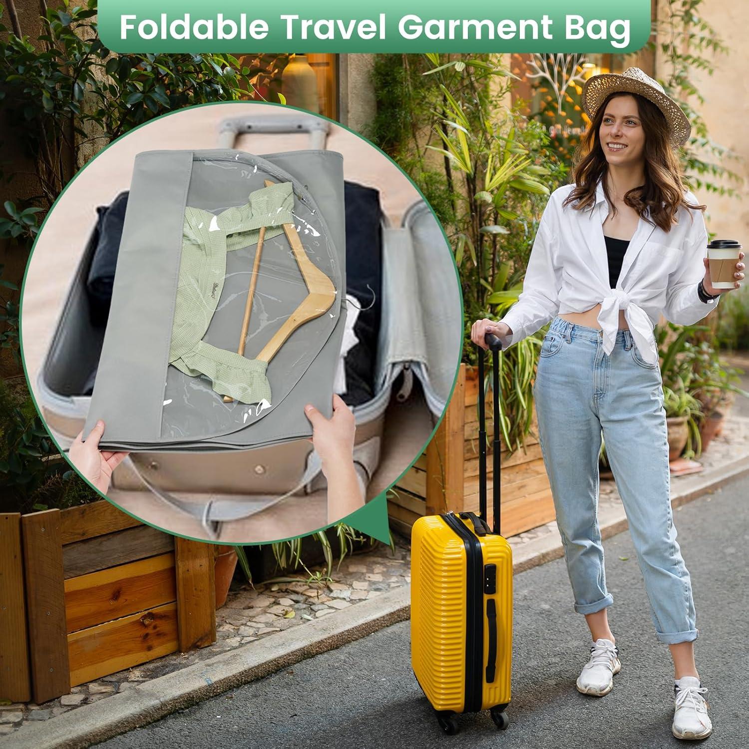 Bolsa de Ropa Larga Carbrea 167.6 cm con Cremallera - Gris