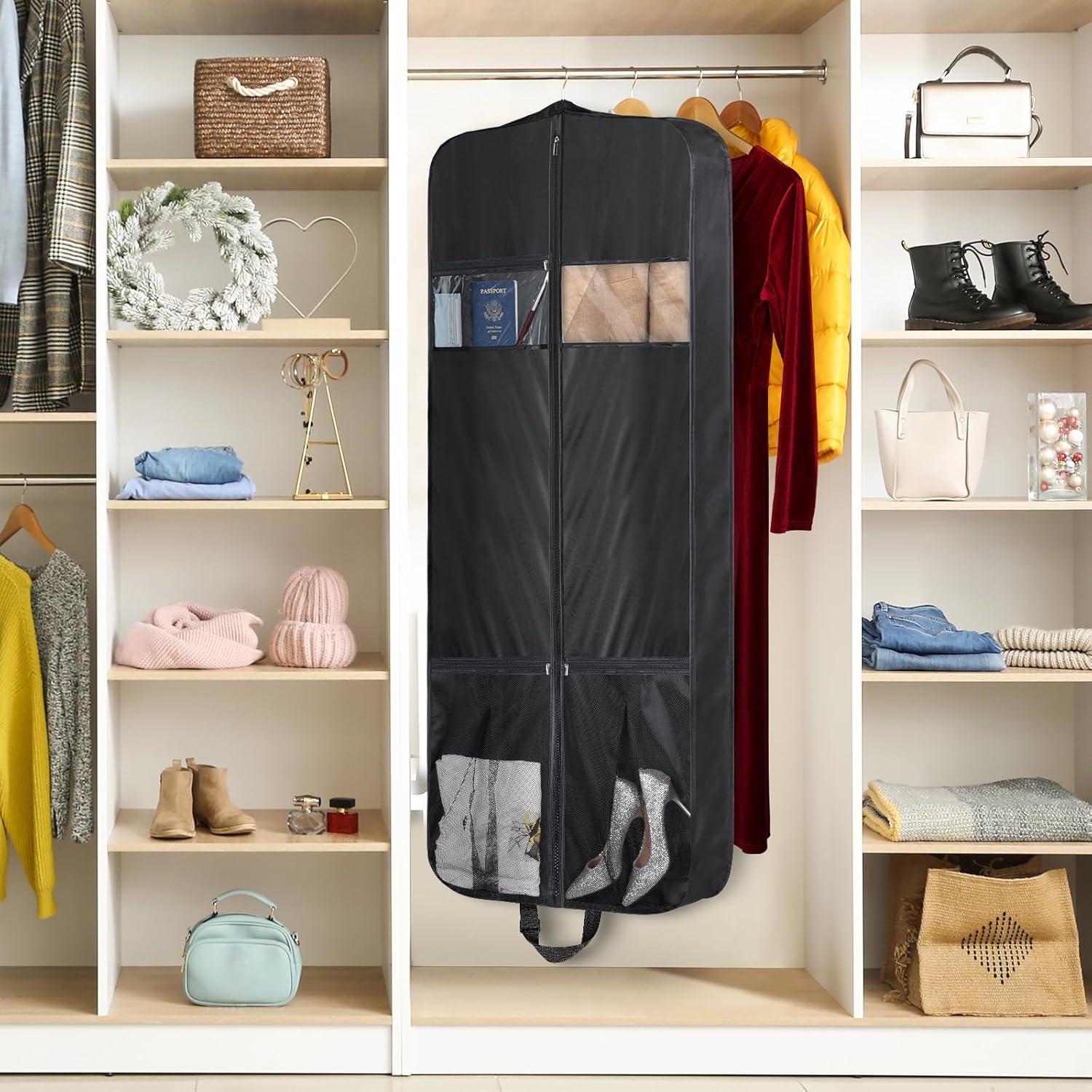 Bolsa de Ropa Zilink 152 cm para Vestidos y Abrigos Negros