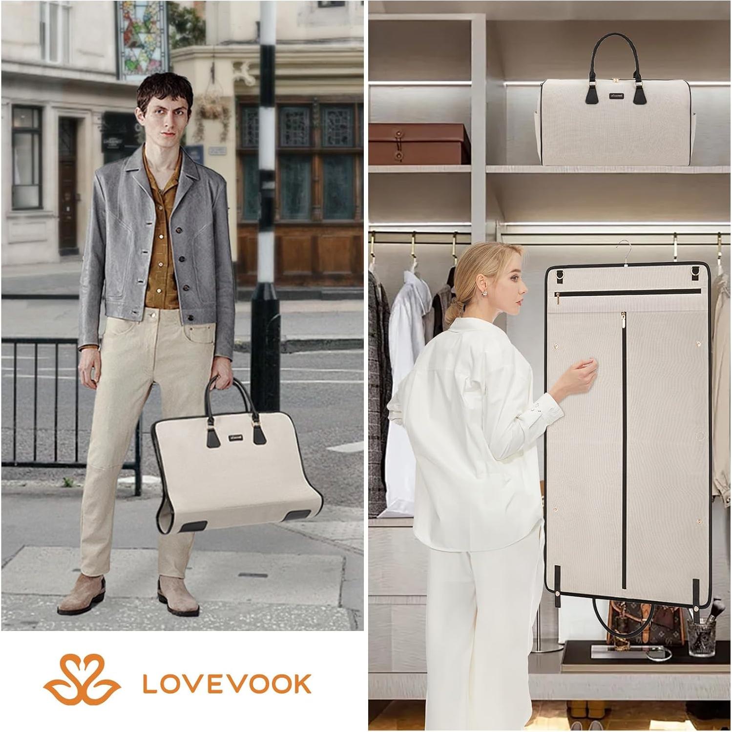 Bolsa de Ropa LOVEVOOK 3 en 1 para Viaje - Negro Sanger