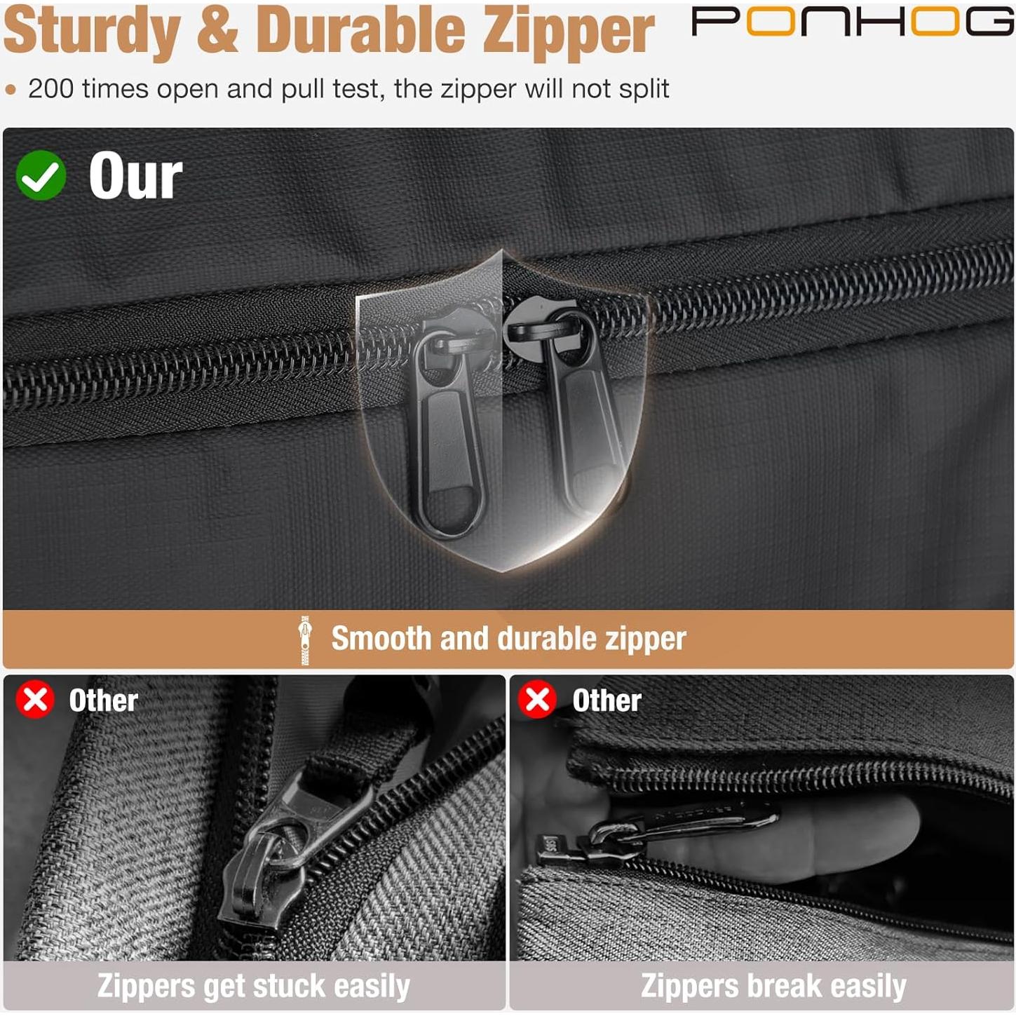 Bolsa de Ropa de Viaje Ponhog 3 en 1 Duffle 50L Negra