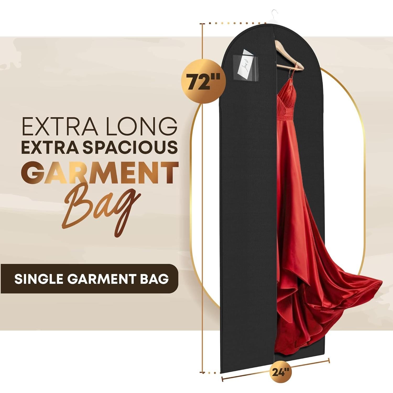 Bolsa de Vestido Larga 182.88 cm Your Bags - Protección y Almacenamiento