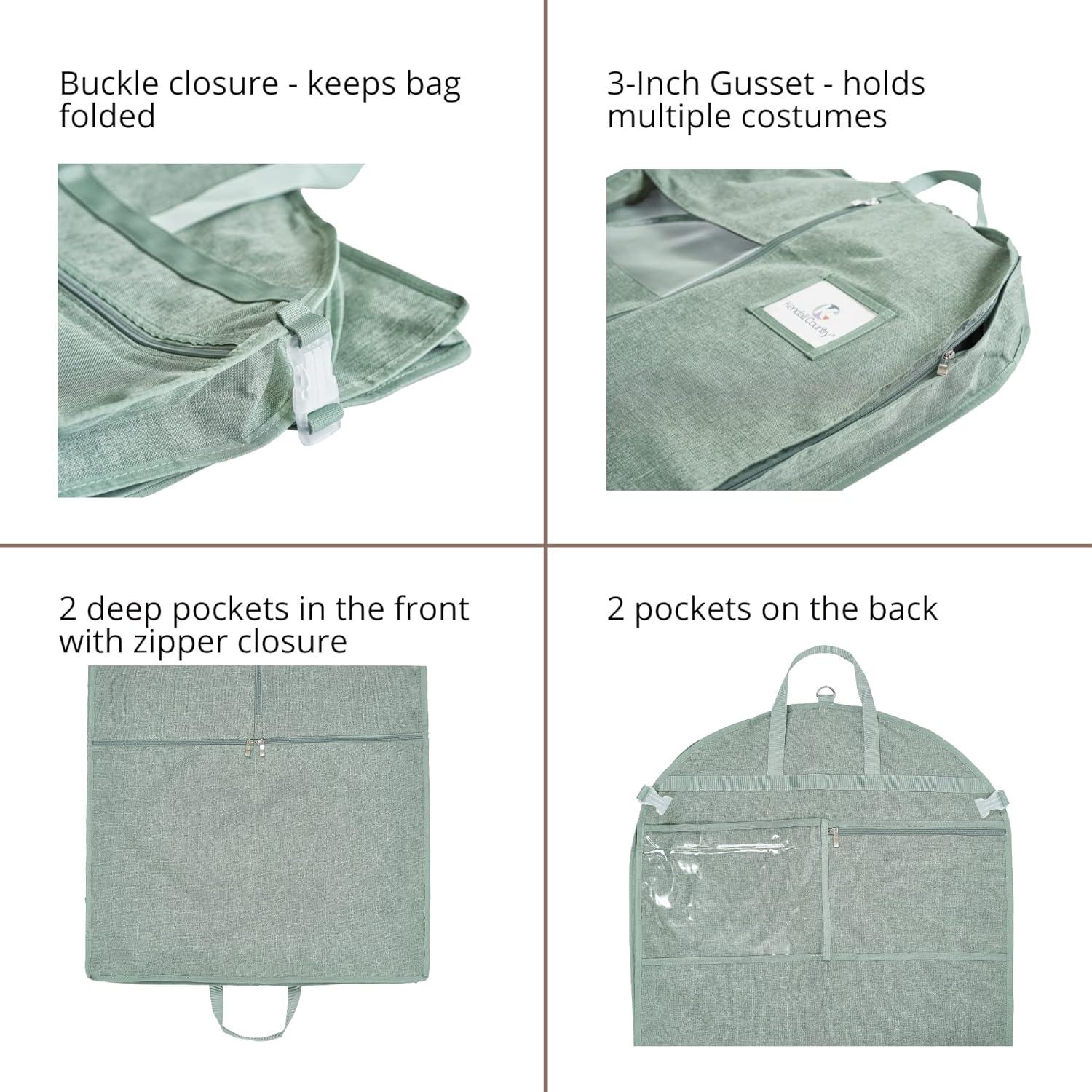 Bolsa de Ropa Colgante Kendall Country 132 cm Impermeable Musgo