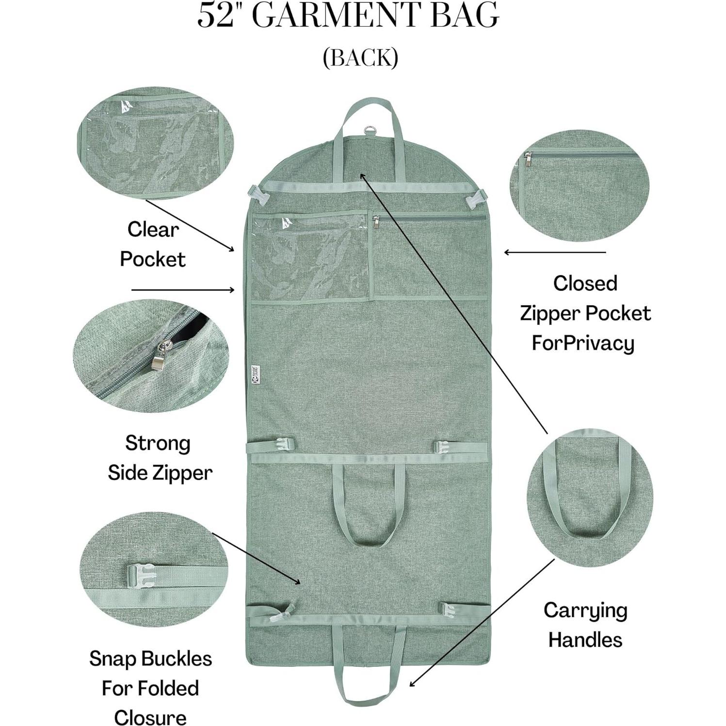 Bolsa de Ropa Colgante Kendall Country 132 cm Impermeable Musgo