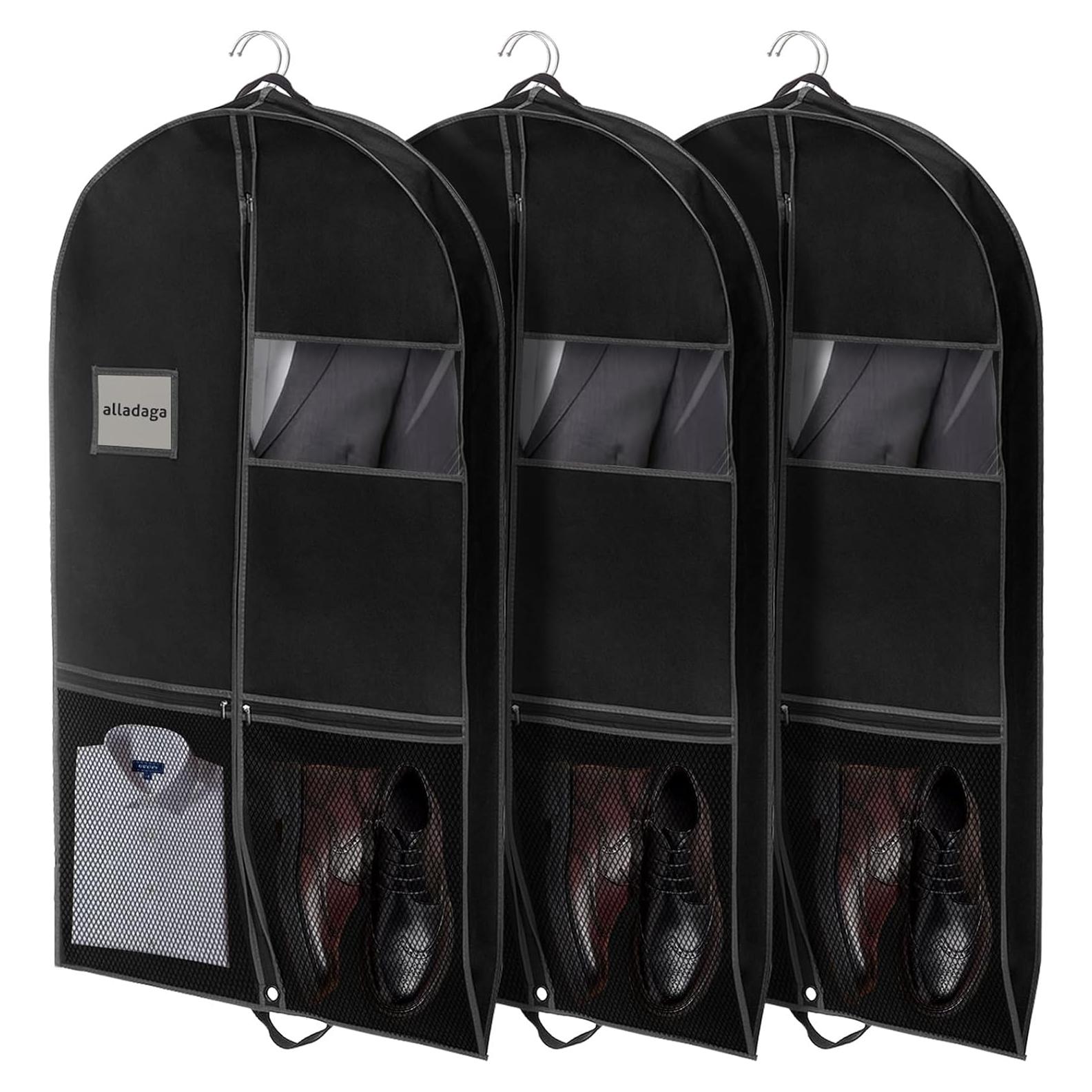 Paquete de 3 bolsas de ropa Alladaga 66x109 cm para viaje