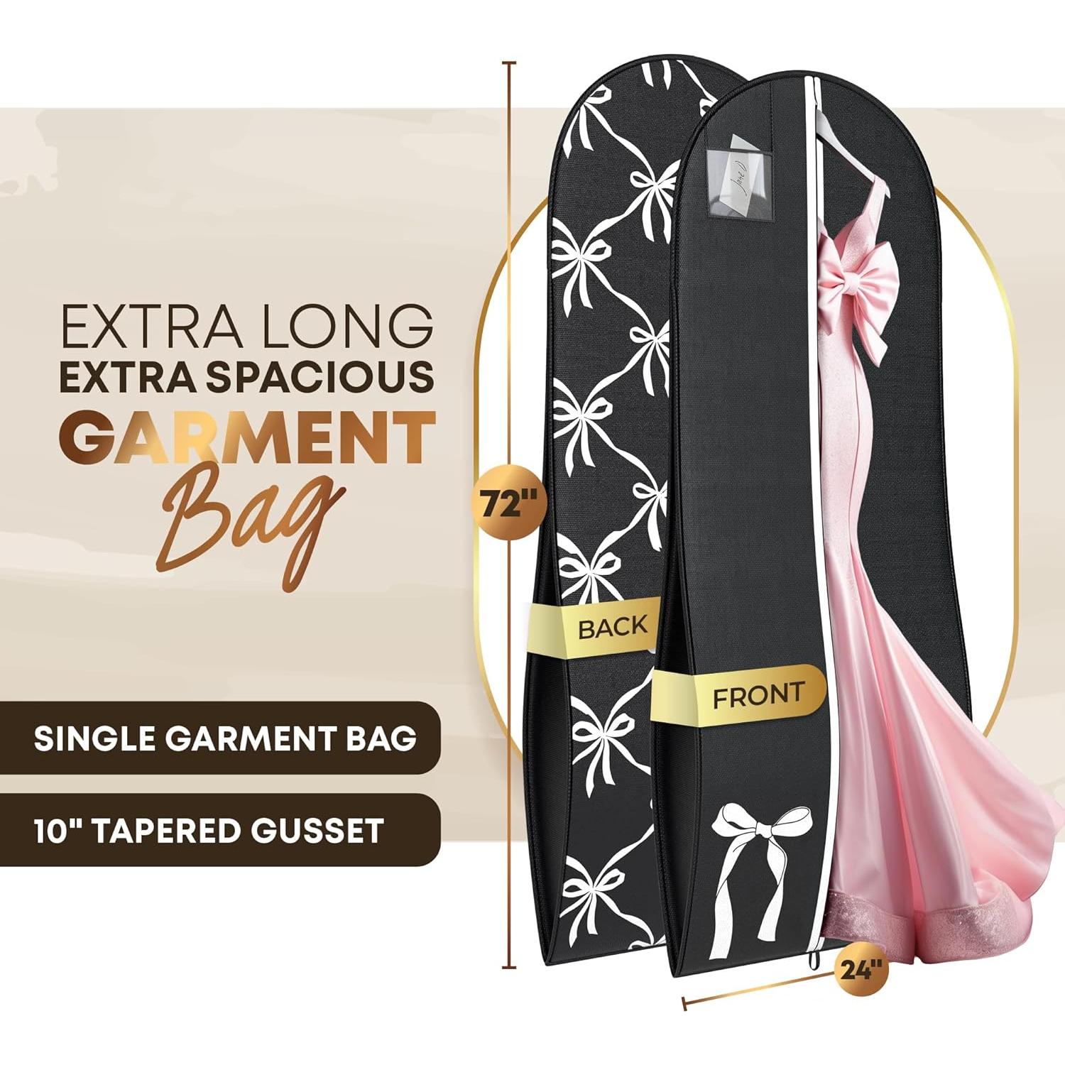 Bolsa de Vestido de Novia Tus Bolsas 72" Tapered 10" Fuelles