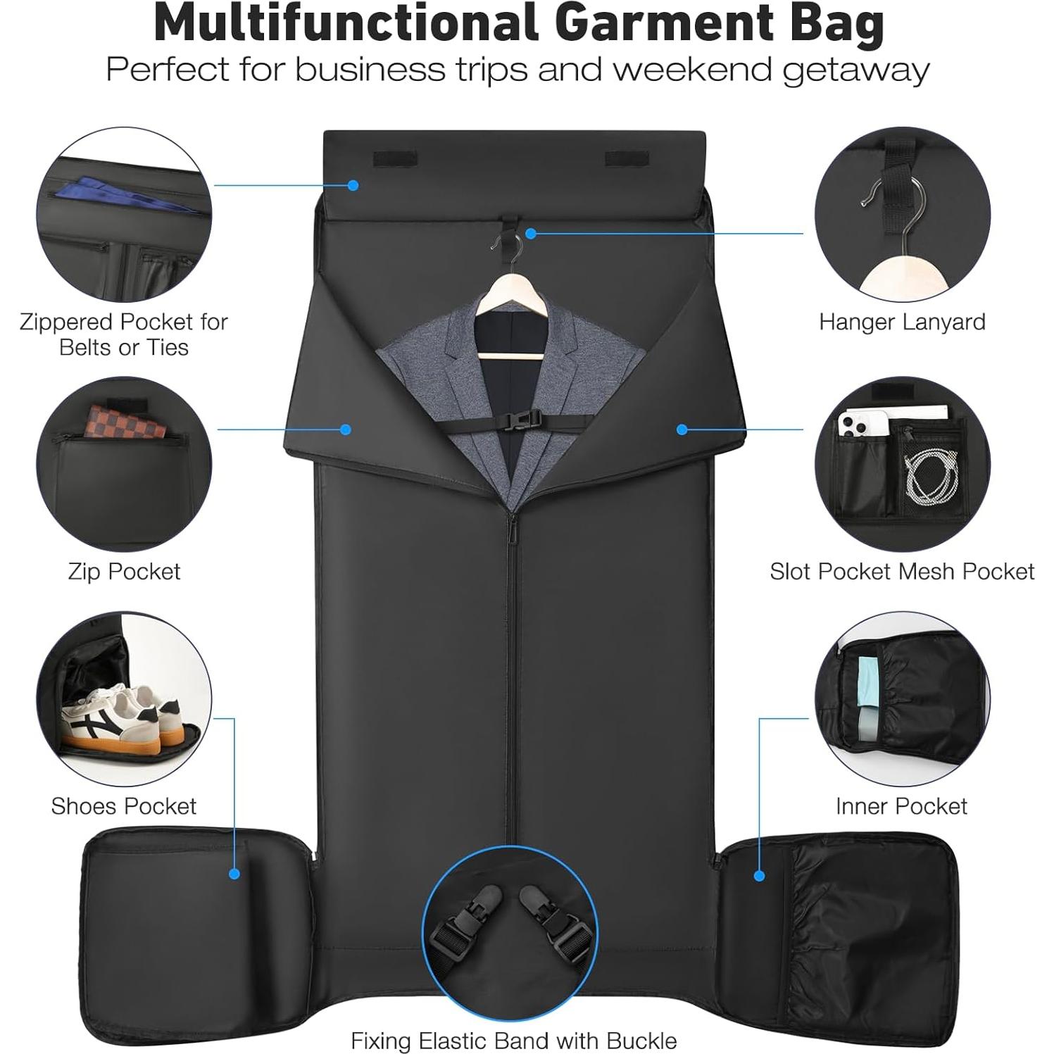 Bolsa Duffle Expandible para Ropa Unisex 47L - Modelo 676