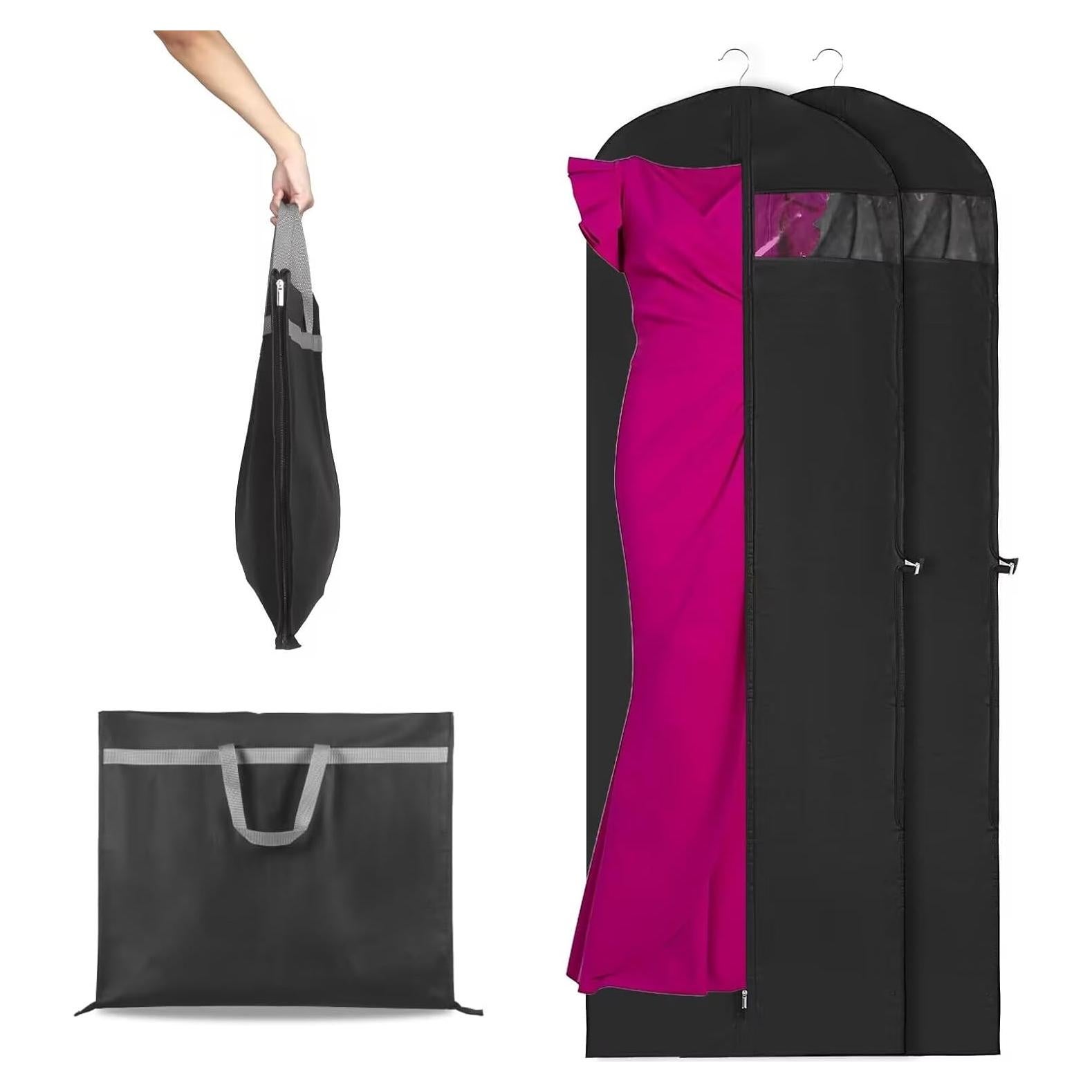 Bolsa de Vestido Largo ANEETAFAN 180 cm con Ventana Transparente