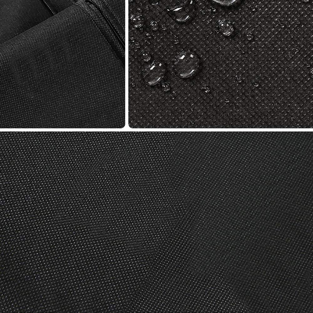 2 Pack 54" Gusseted Garment Bags with Extra Large Pockets for Travel, Breathable Foldable Suit Covers Mens Womens Hanging Bag for Clothes Shirts Dresses Coats, Black