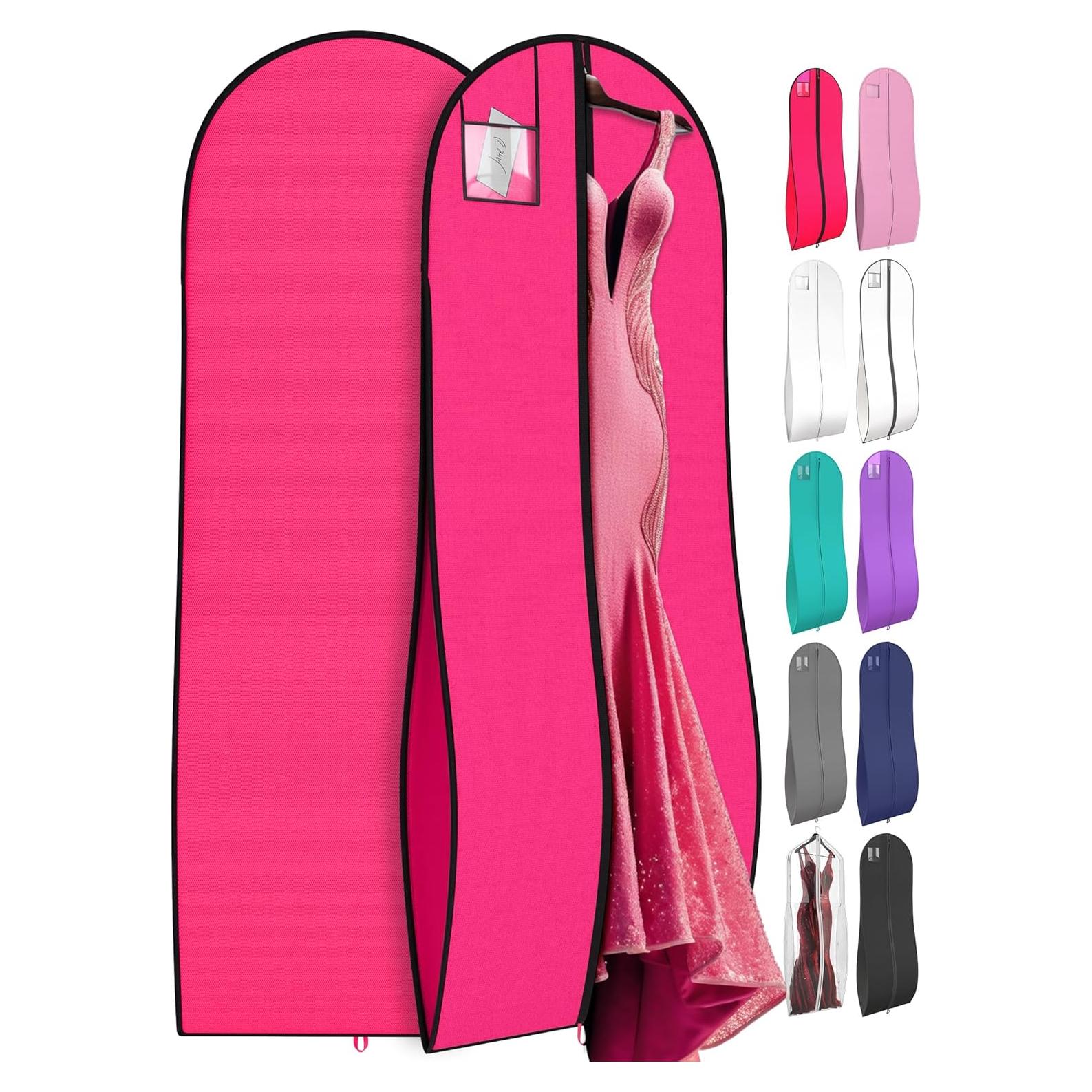 Bolsa de Prenda para Vestidos de Novia Tus Bolsas 183 cm Rosa Fucsia