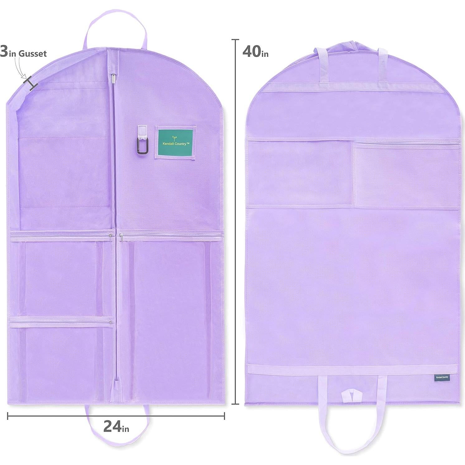 Bolsa de Ropa Colgante Impermeable Kendall Country 61x7.6x101.6cm