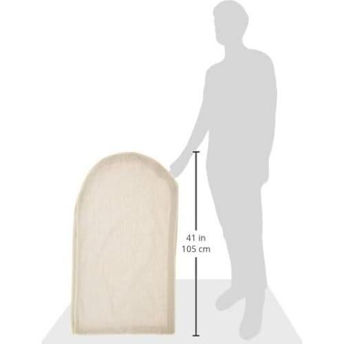 Bolsa de Ropa con Cremallera Whitmor Lino Natural Grande