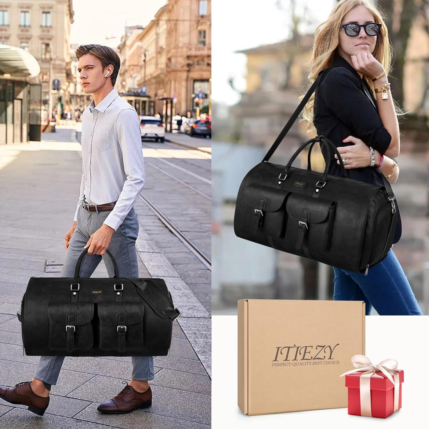 Bolsa de Ropa de Viaje ITIEZY 2 en 1 Duffle Colgante 56L