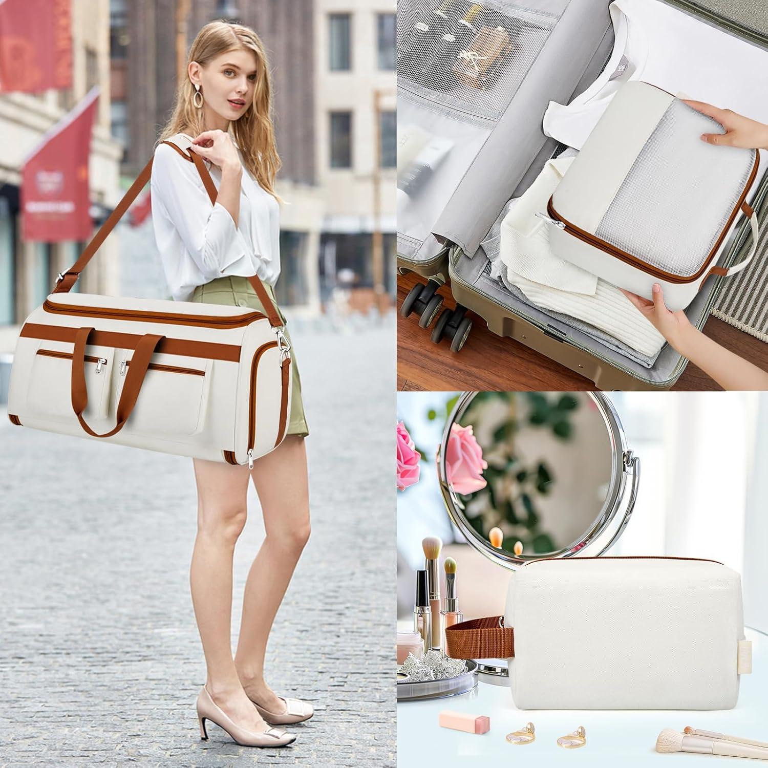 Bolsa de viaje tipo duffel I44 - 3 en 1 con compartimentos