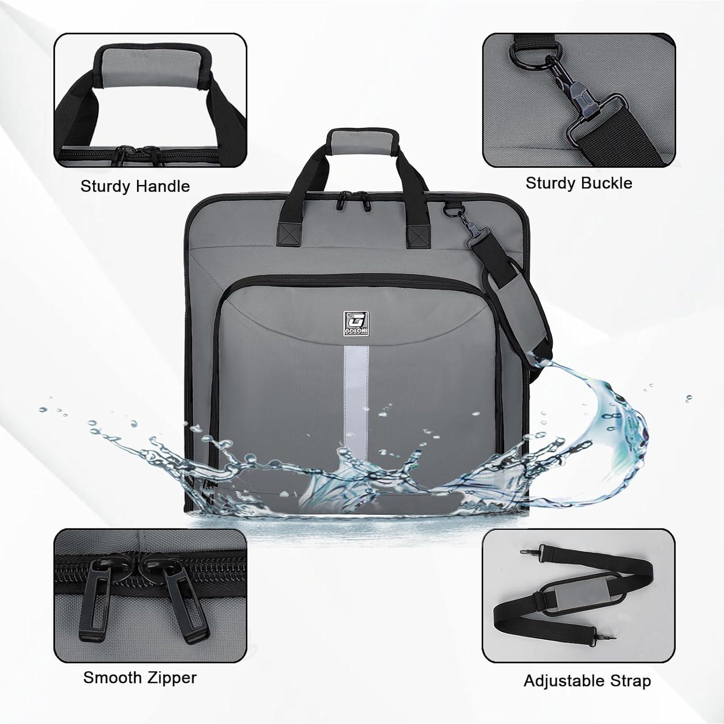 Bolsa de Ropa de Viaje Goloni Gris 63.5x61x5.08 cm Impermeable