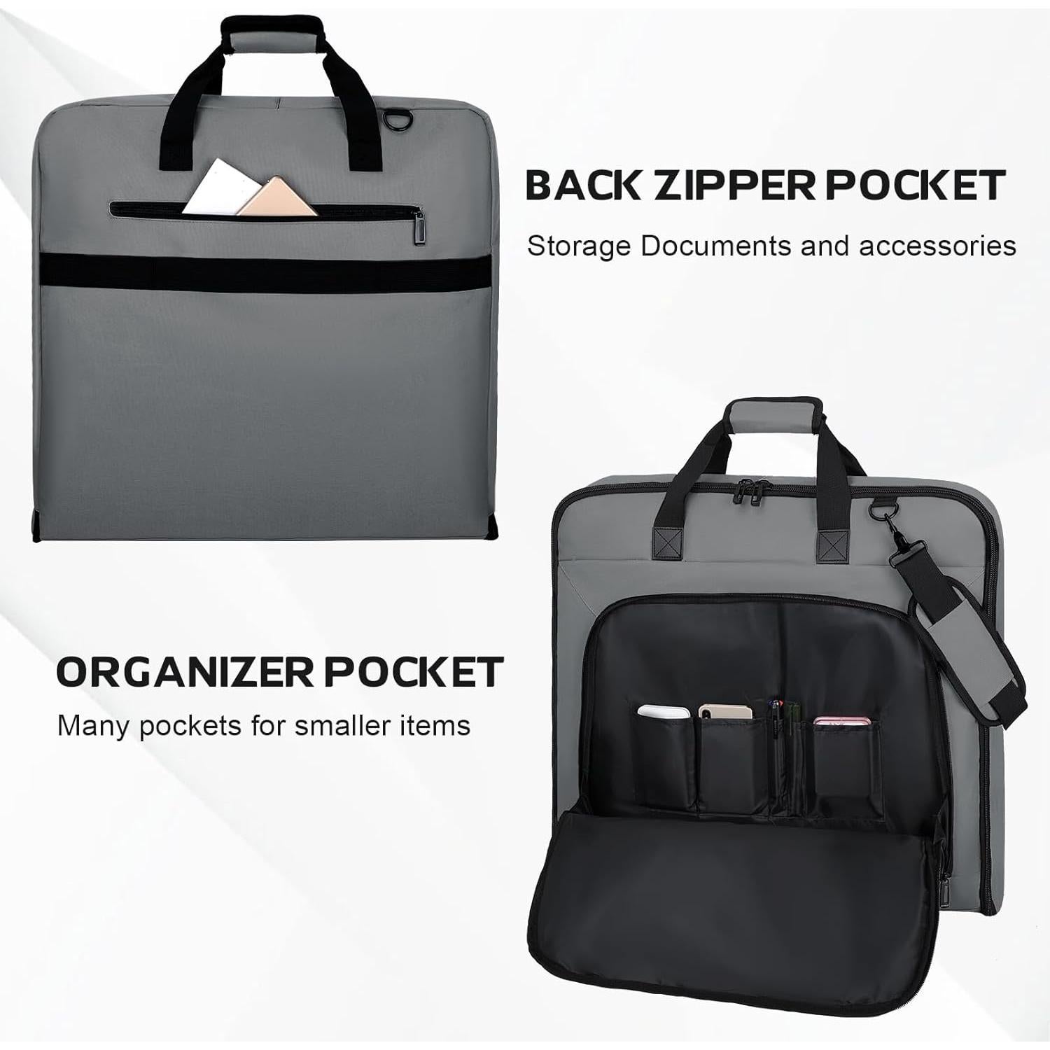 Bolsa de Ropa de Viaje Goloni Gris 63.5x61x5.08 cm Impermeable