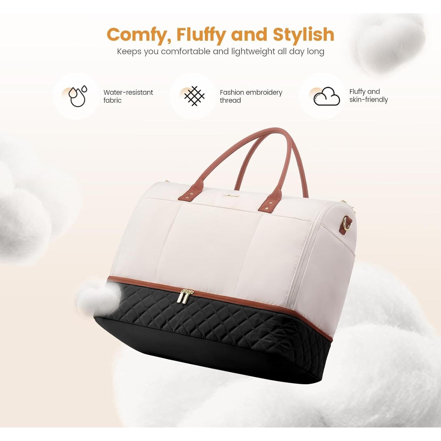 Bolsa de Ropa de Viaje LOVEVOOK Grande 53L Impermeable