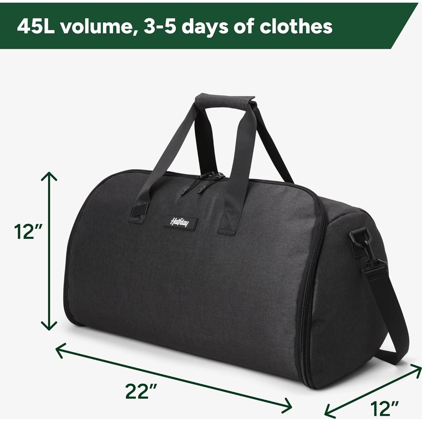 Bolsa de fin de semana Halfday 45L 2-en-1 resistente al agua