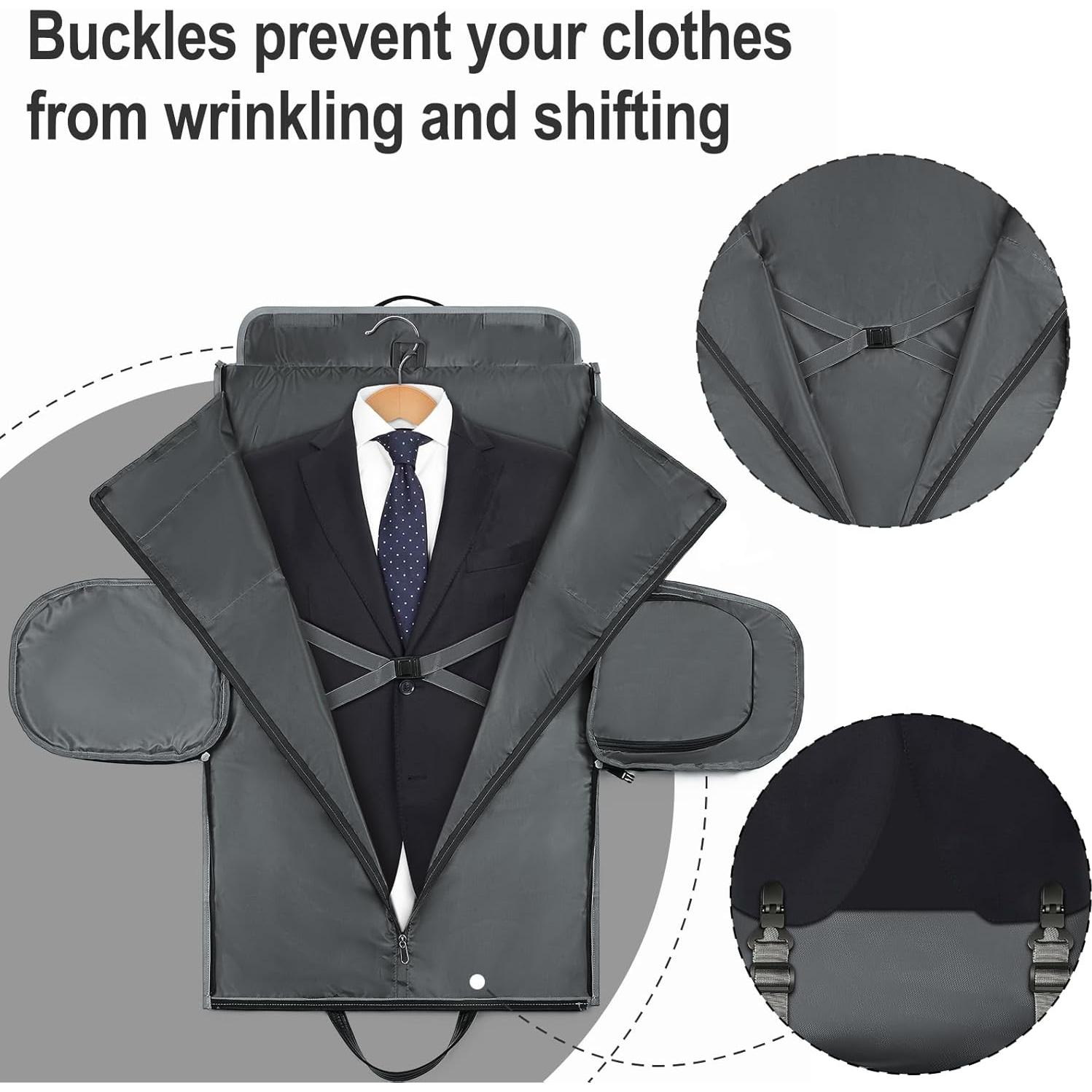 Bolsa de Ropa Convertible GBT1 Gris Ceniza Impermeable 2 en 1