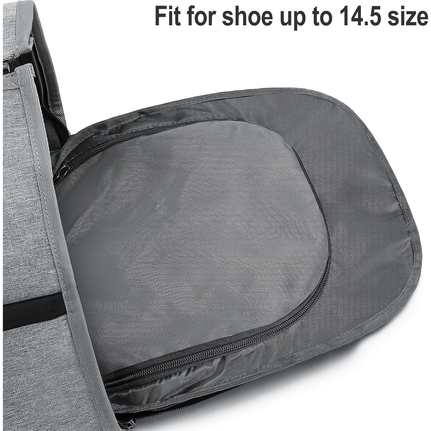 Bolsa de Ropa Convertible GBT1 Gris Ceniza Impermeable 2 en 1