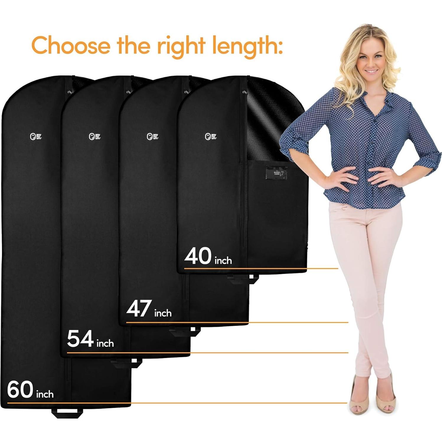 Bolsa de almacenamiento de lujo SAY HO UM 60" negra transpirable