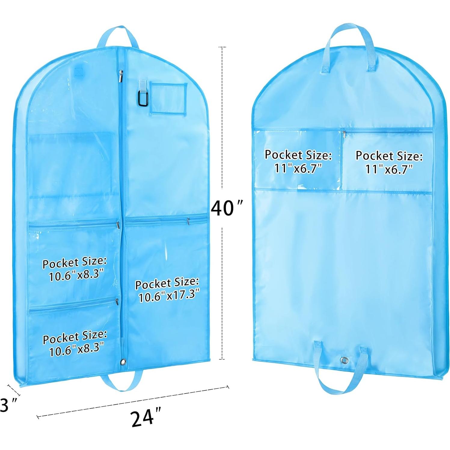 Bolsa de Ropa Colgante Elarisia 101.6 cm Impermeable Negra