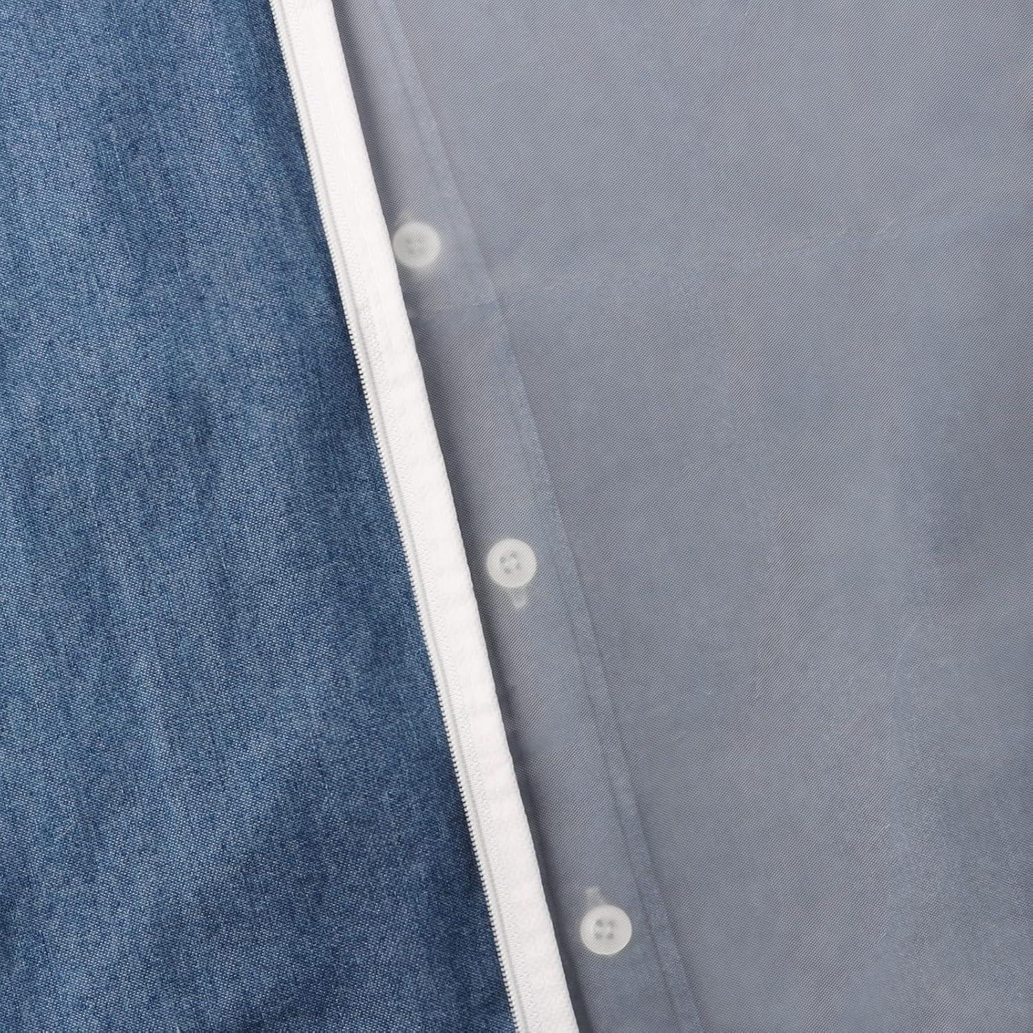 Juego de 12 Bolsas de Ropa Kntiwiwo 60" Transparentes PEVA