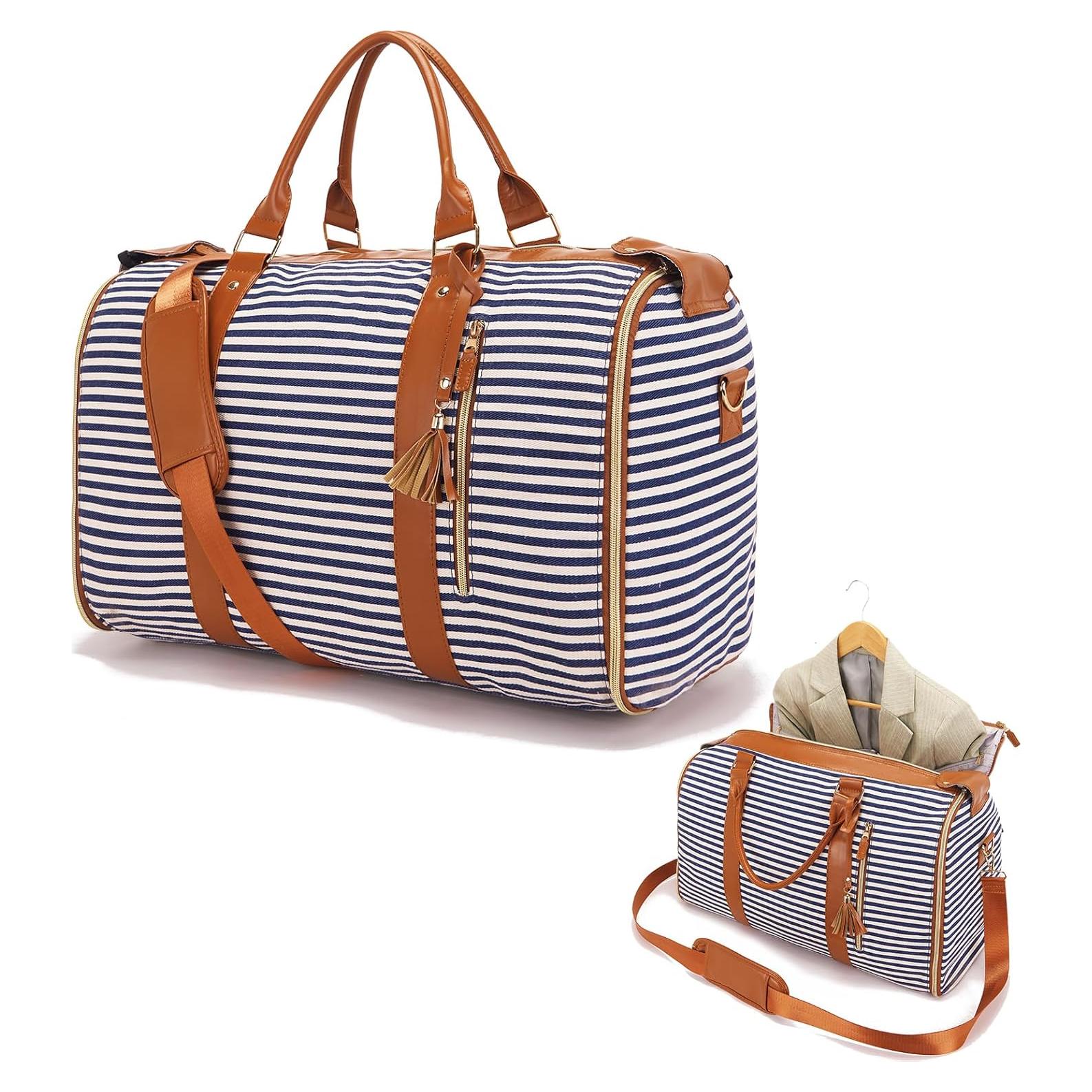 Bolsa de Ropa de Viaje SeseBee 55L Impermeable Rayas