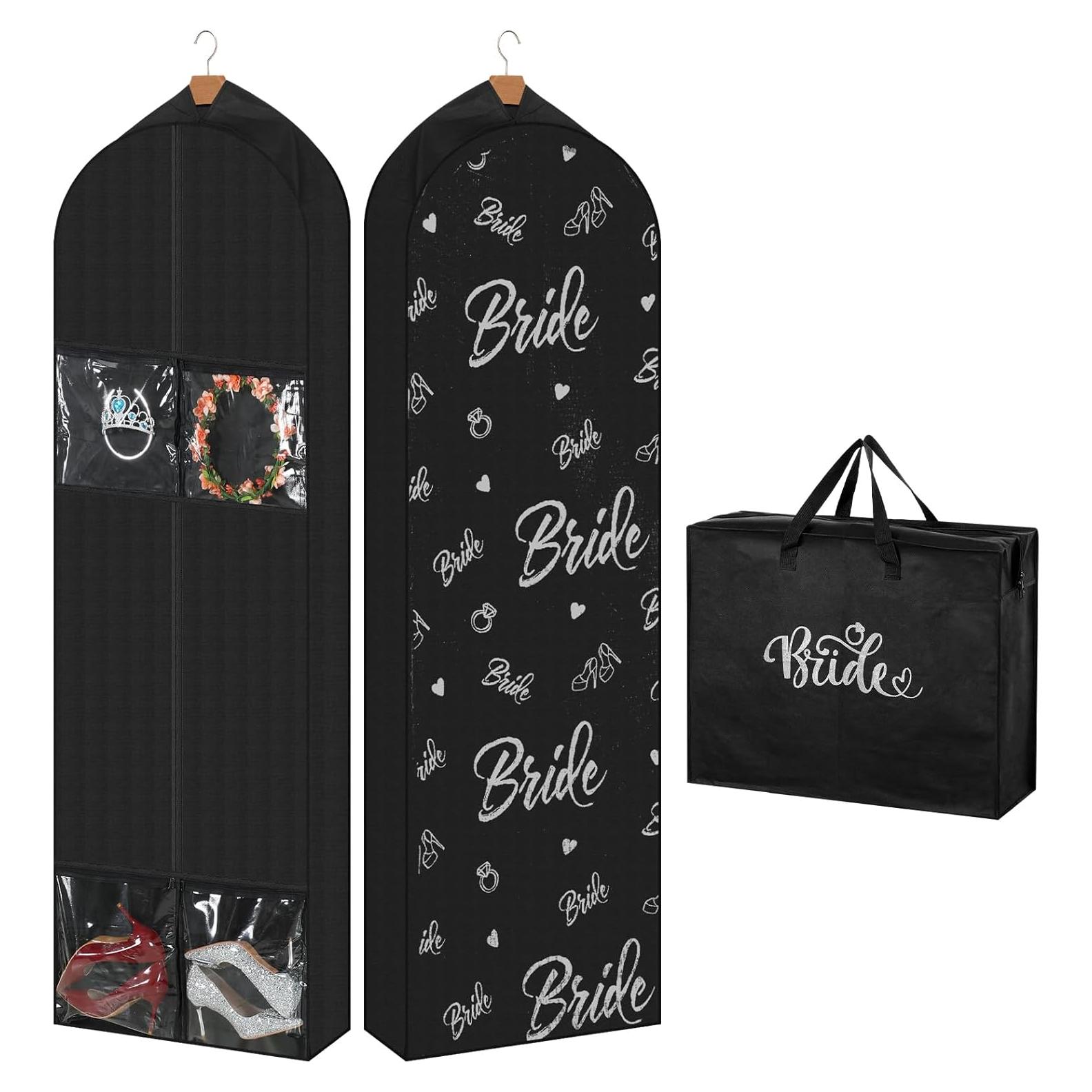 2 Bolsas de Almacenamiento para Vestido de Novia Ribbonlic 70"