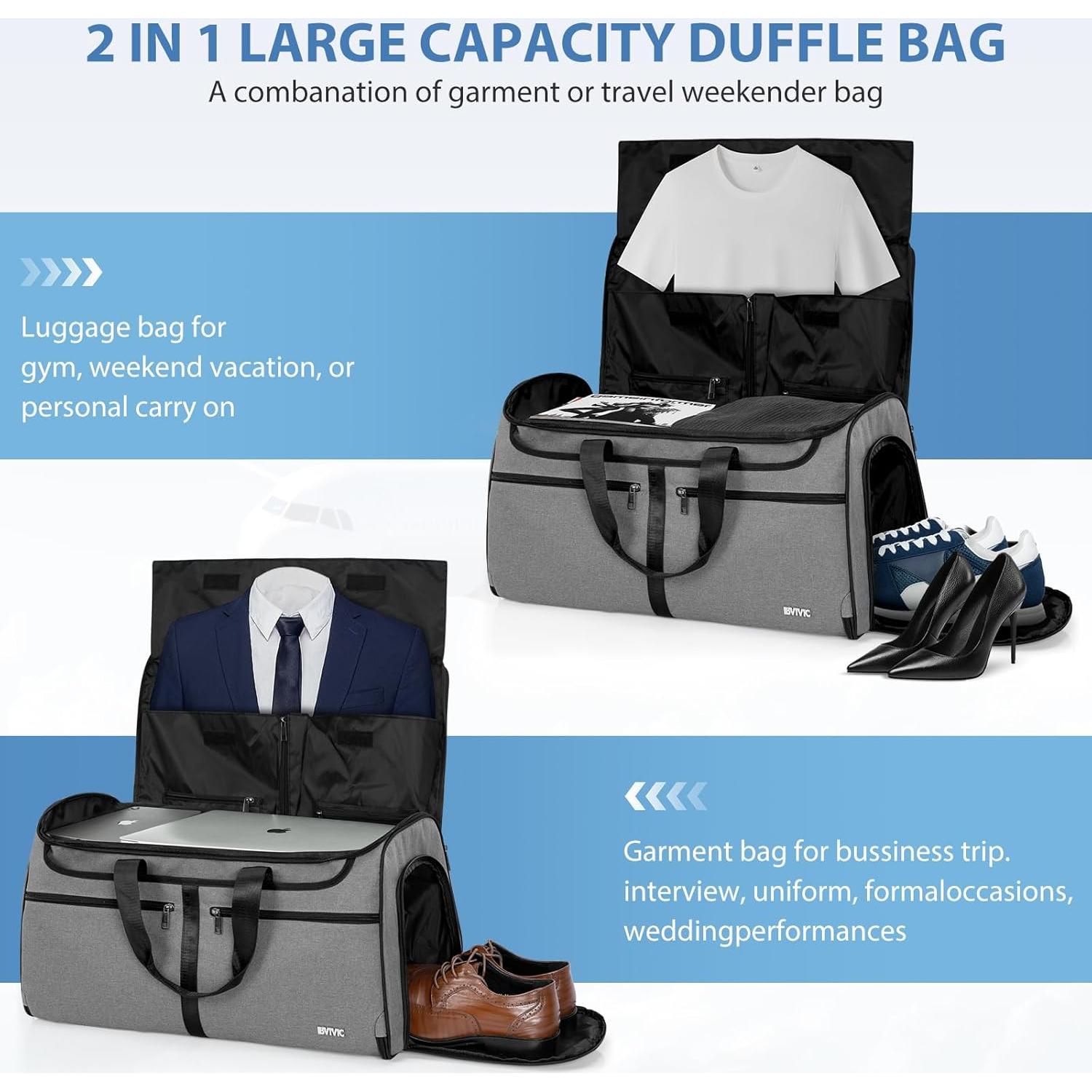 Bolsa de viaje Duffle Oxford Reise-Kleidersack 106.88 cm Gris