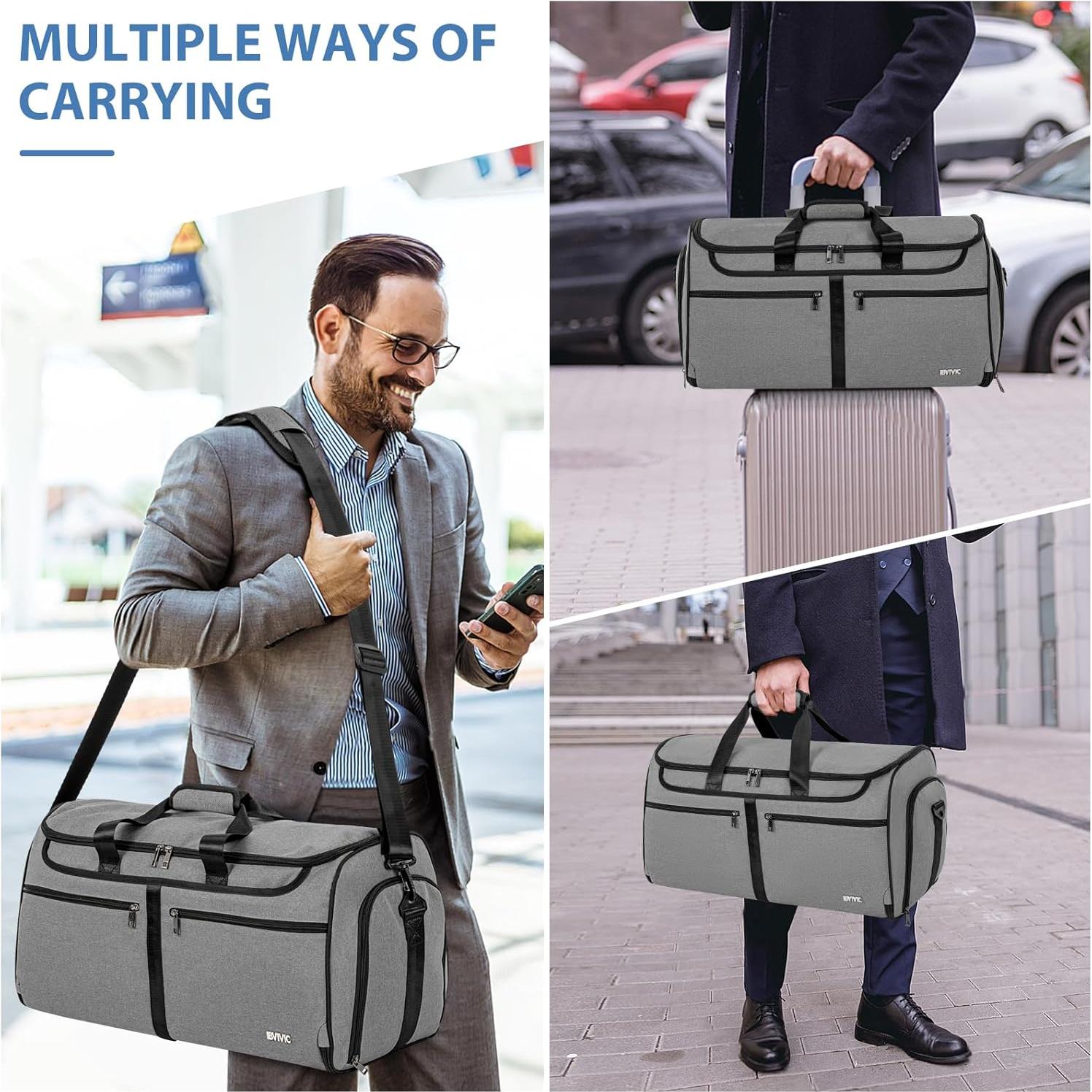 Bolsa de viaje Duffle Oxford Reise-Kleidersack 106.88 cm Gris