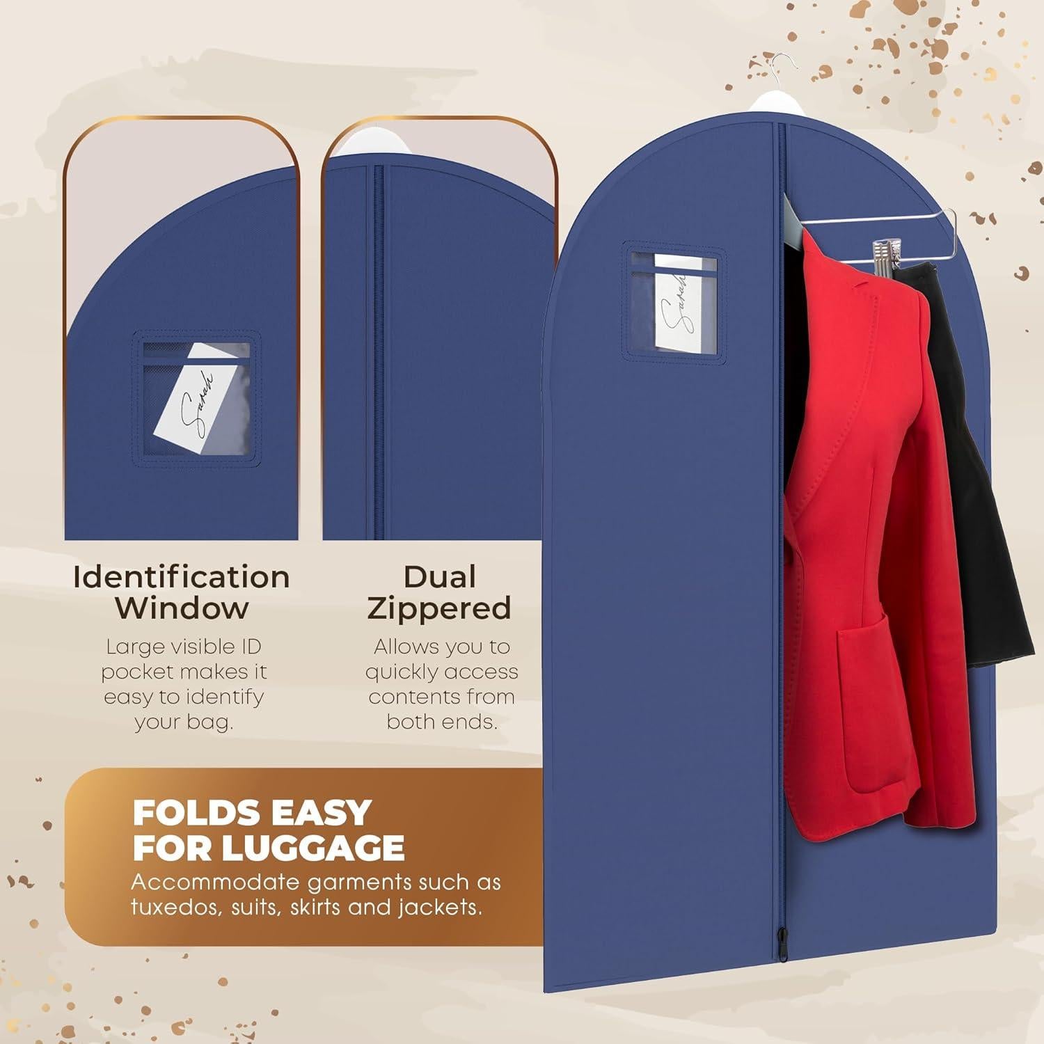 Bolsas de Viaje para Trajes Sus Bolsas - 3 Piezas 102x61cm