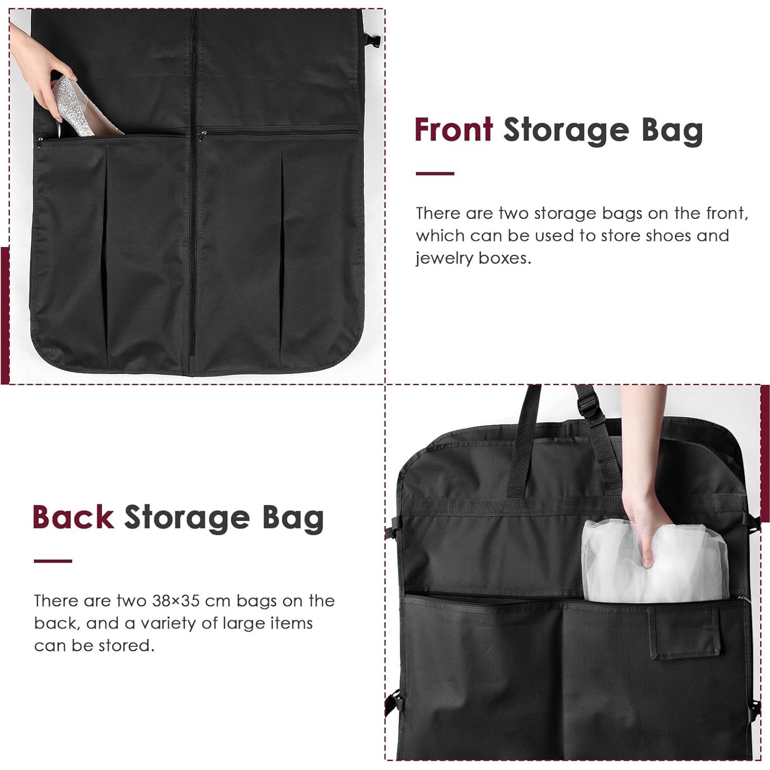 Bolsa de Vestido de Novia Kntiwiwo 183 cm con Bolsillos