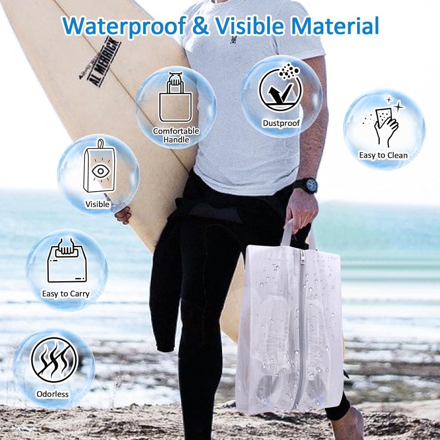 Bolsas de Zapatos SelfTek para Viaje - 3 Tamaños Impermeables