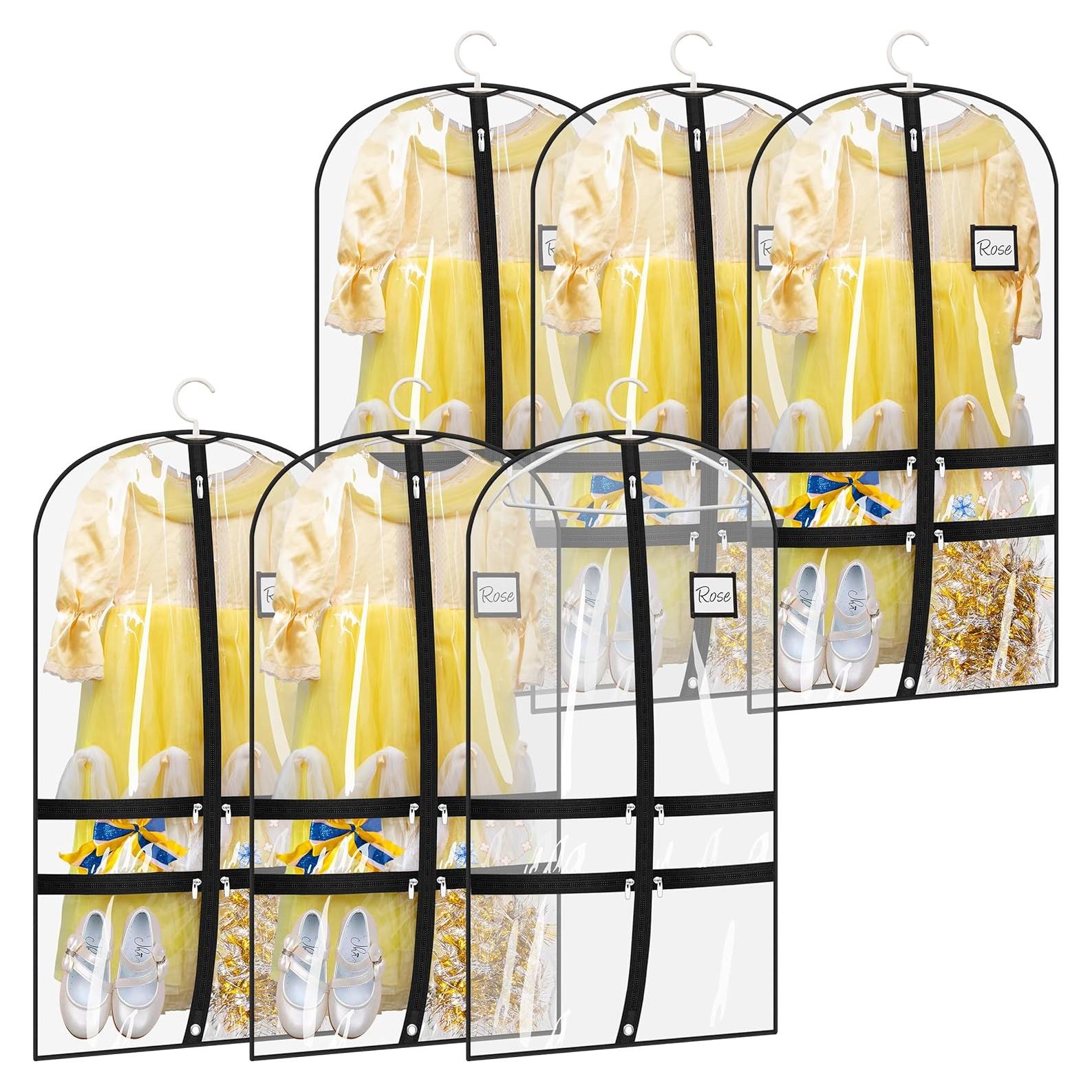 Bolsas de Vestuario Transparentes SLEEPING LAMB 6 Paquetes 101.6 cm