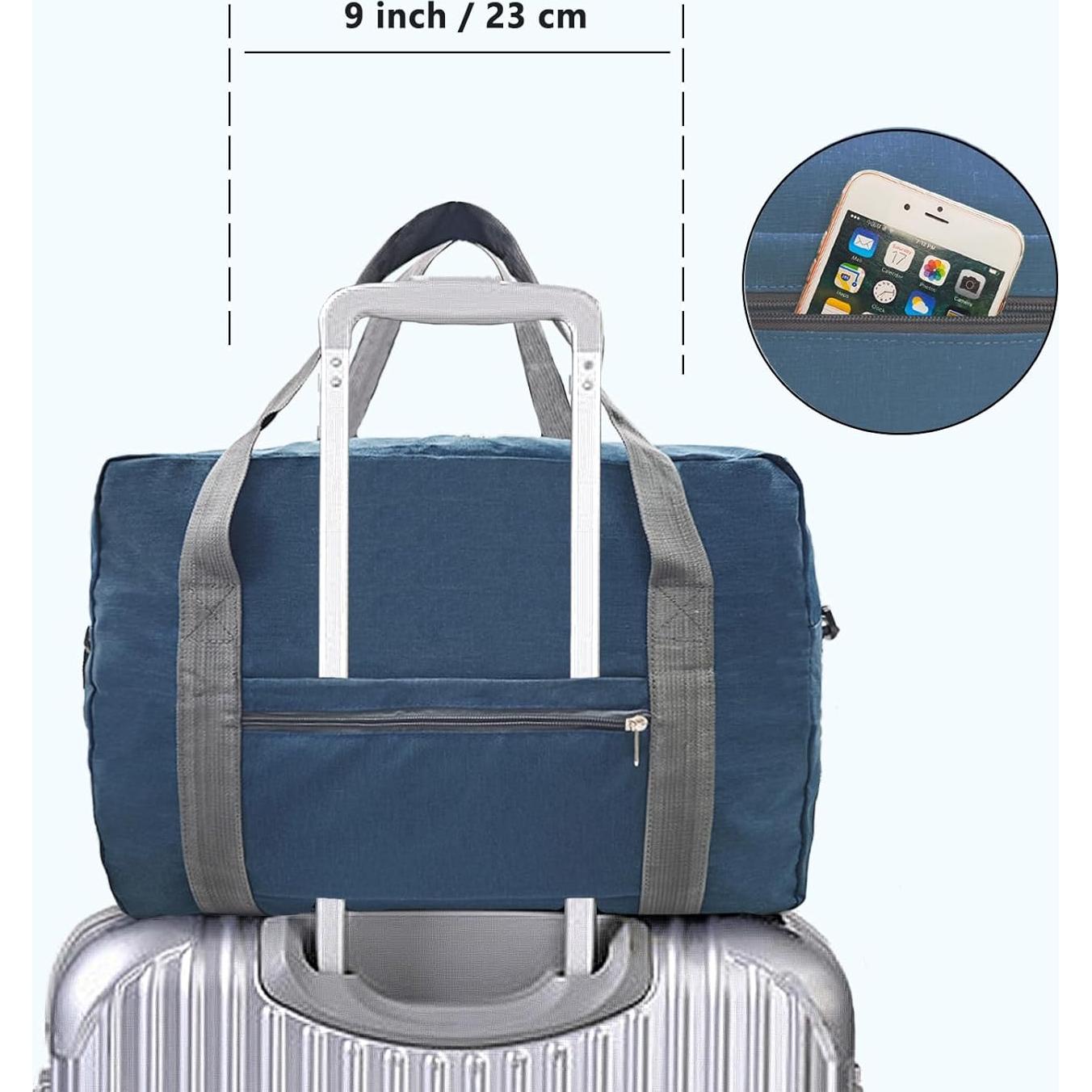 Bolsa de Viaje Duffle Spirit Airlines 30L Marino Plegable