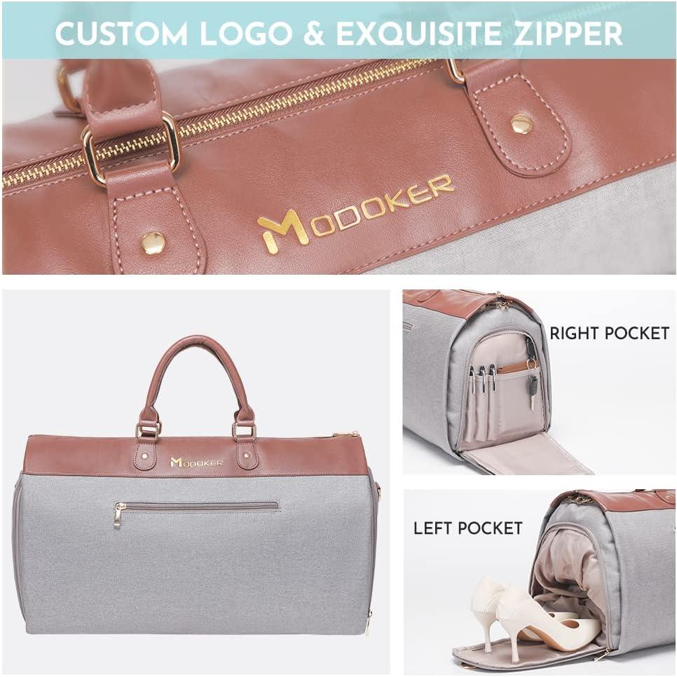 Bolsa de Ropa y Deporte Modoker 2 en 1 Gris 45L