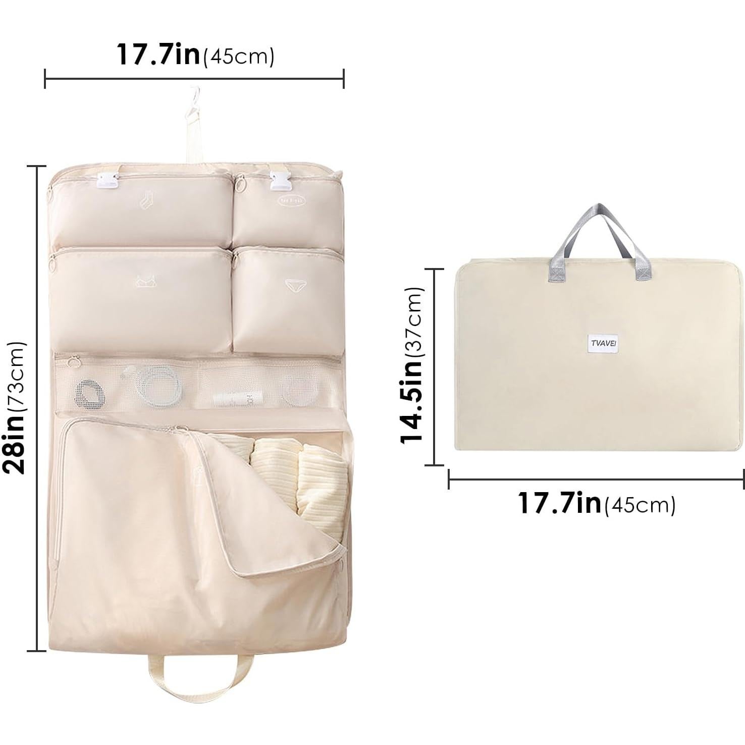 Bolsa de Viaje Plegable ReignSword para Ropa y Accesorios