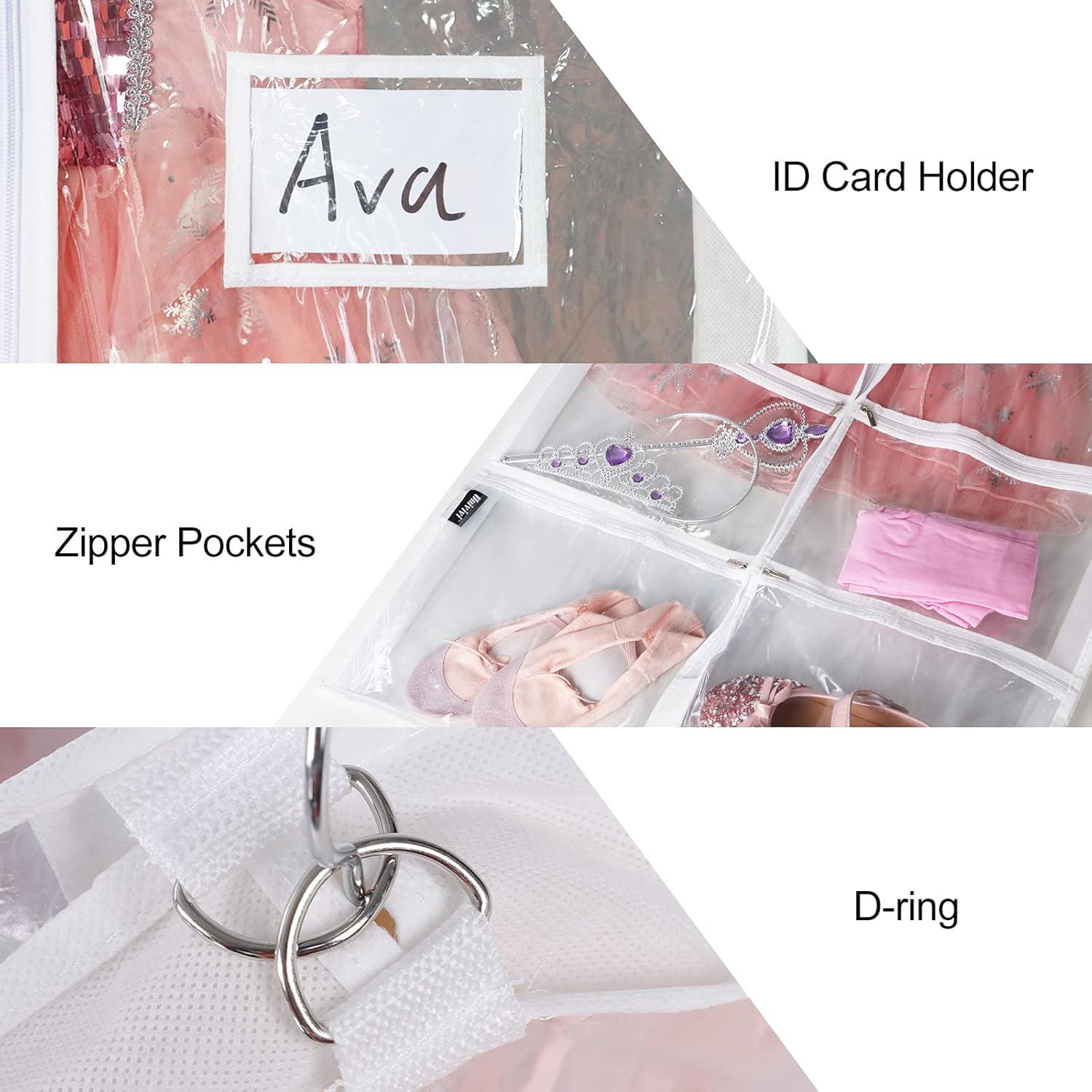 Bolsas de Vestuario de Danza Univivi - Paquete de 3, PVC 61x102cm