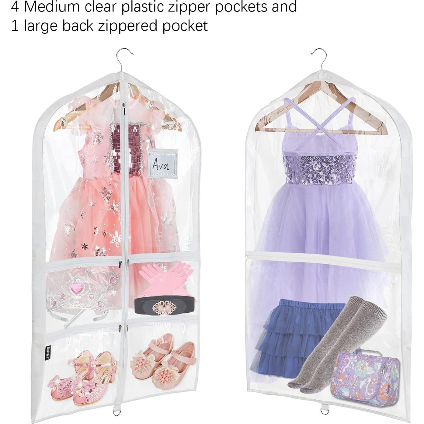 Bolsas de Vestuario de Danza Univivi - Paquete de 3, PVC 61x102cm