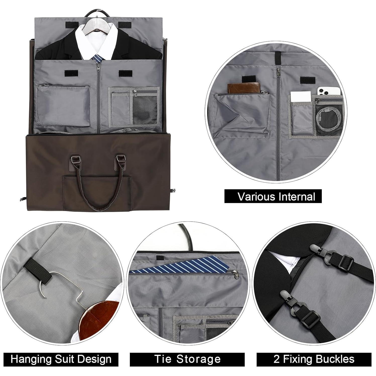 Bolsa de Ropa Convertible Modoker 45L Impermeable Marrón