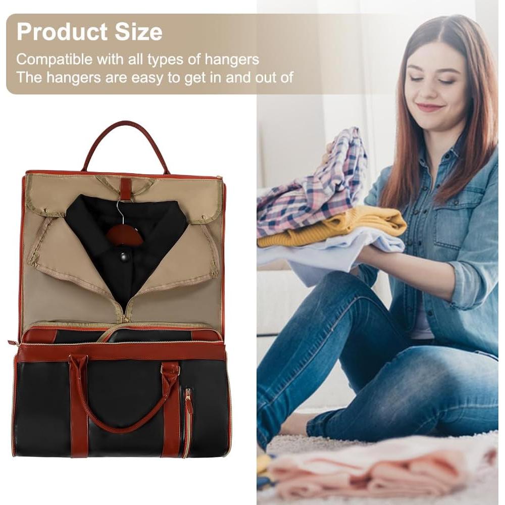 Bolsa de Viaje de Ropa VALUEQLO Grande 2 en 1 con Funda para Zapatos