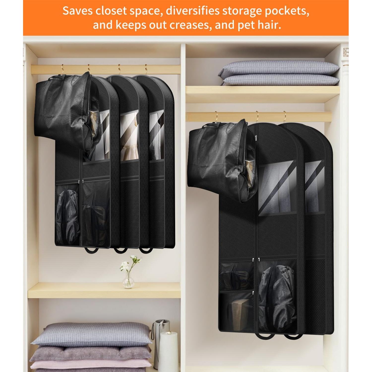 Bolsa de Viaje para Traje GOIUEDBZ 109 cm Plegable con Bolsillos