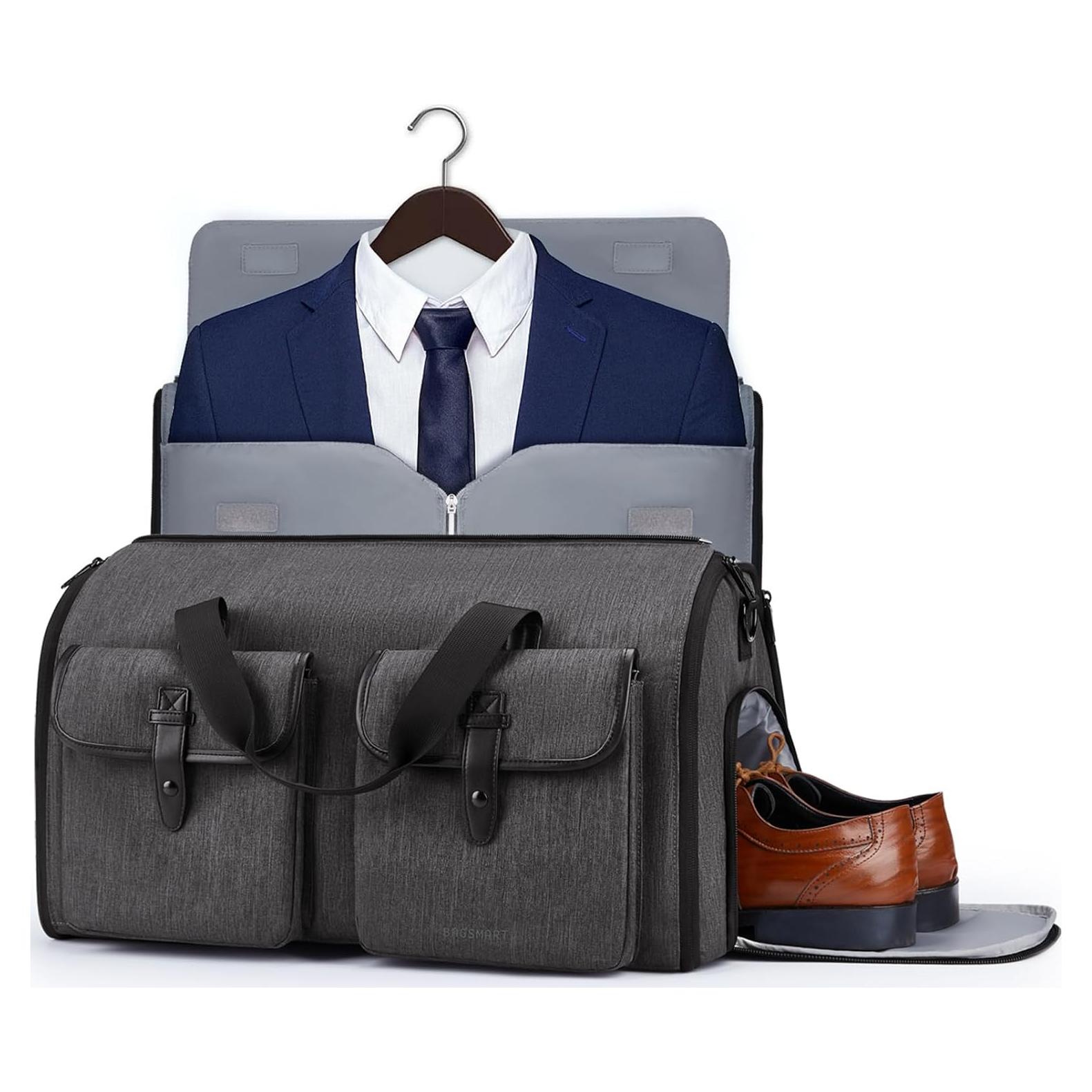 Bolsa de Ropa Duffle BAGSMART 2 en 1 Negra 45L