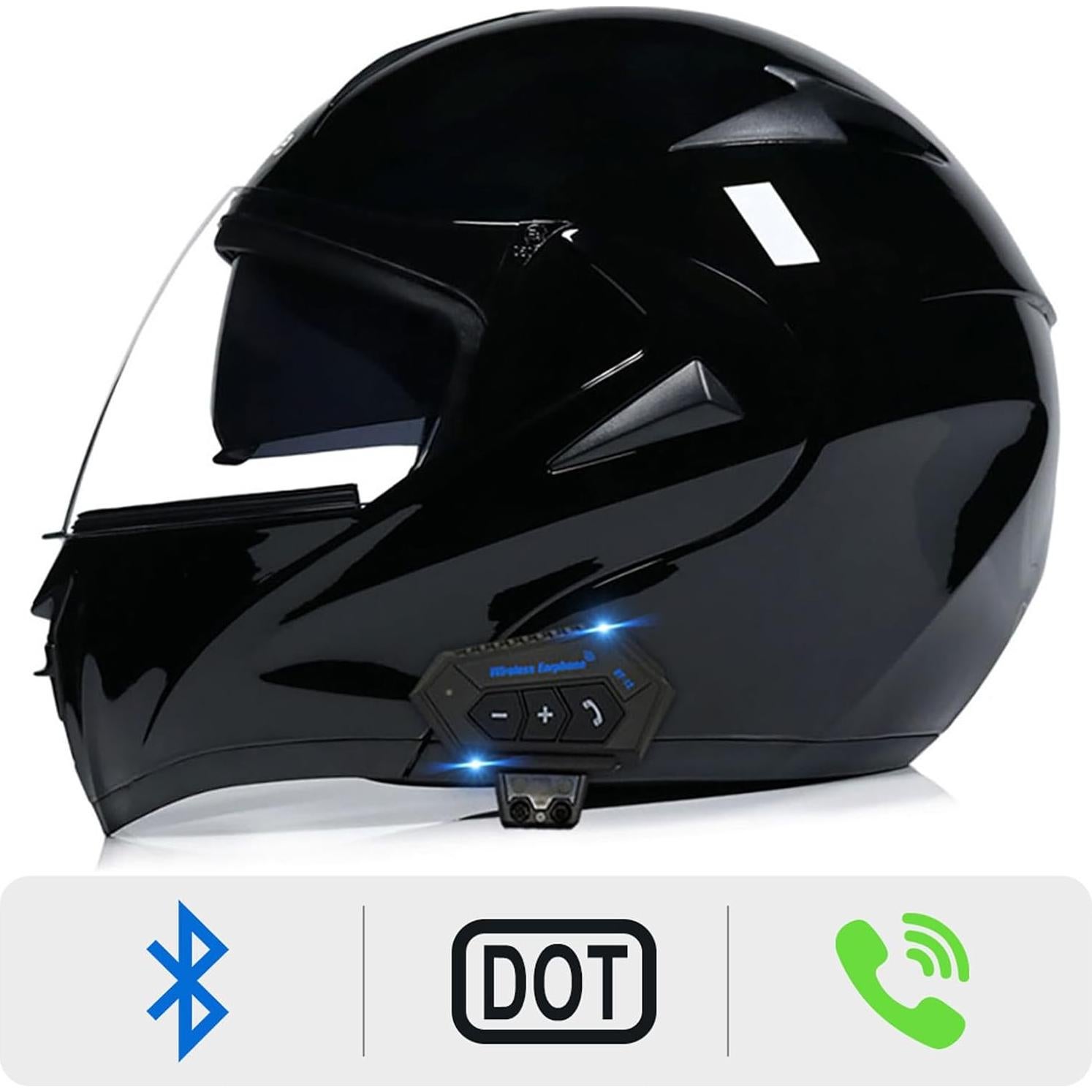 Casco Modular Bluetooth FRBRK F/803 para Motocicleta DOT